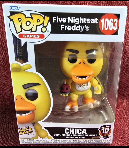 Funko Pop! Vinyl:Â Chica # 1063 (Nib)
With pop protector
