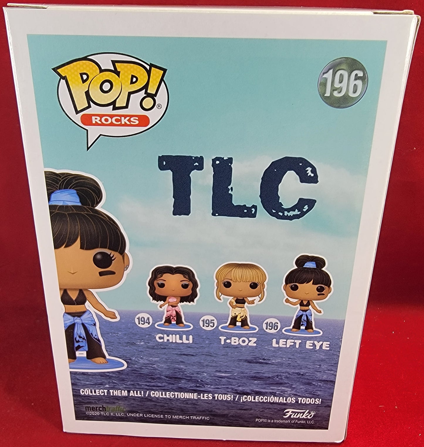 Tlc left eye chase funko # 196 (nib)