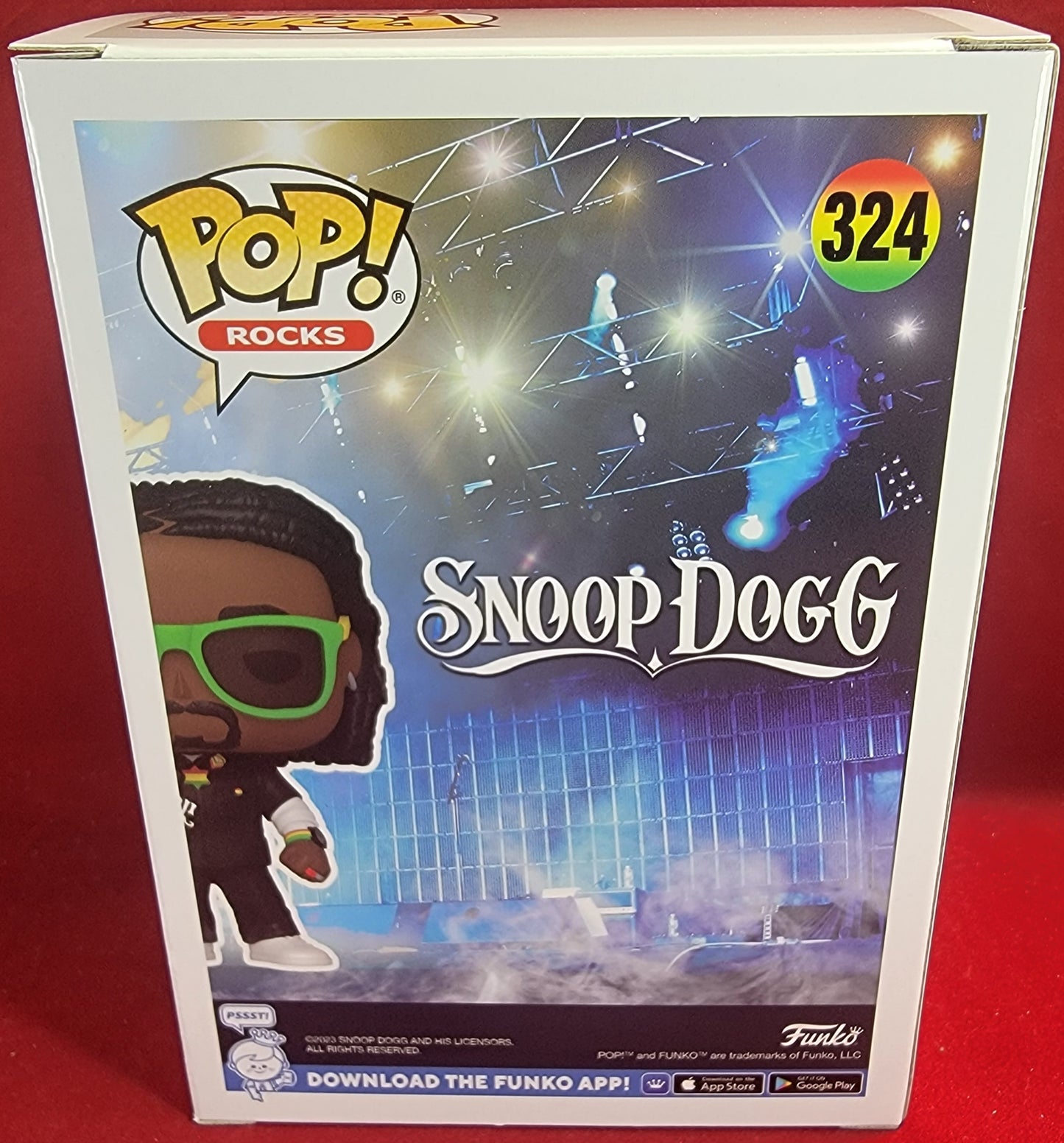 Snoop Dogg hot topic exclusive funko # 324 (nib)