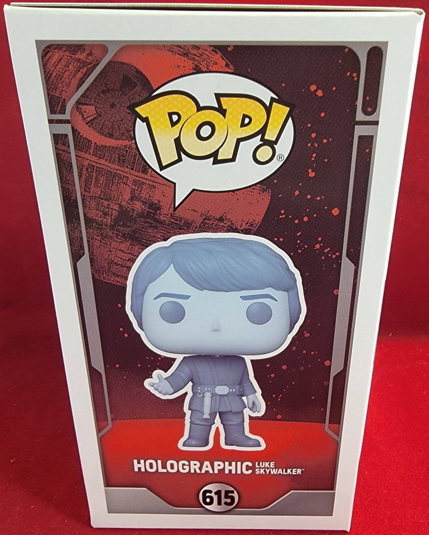 Brand new holographic Luke Skywalker entertainment earth funko # 615 (nib)