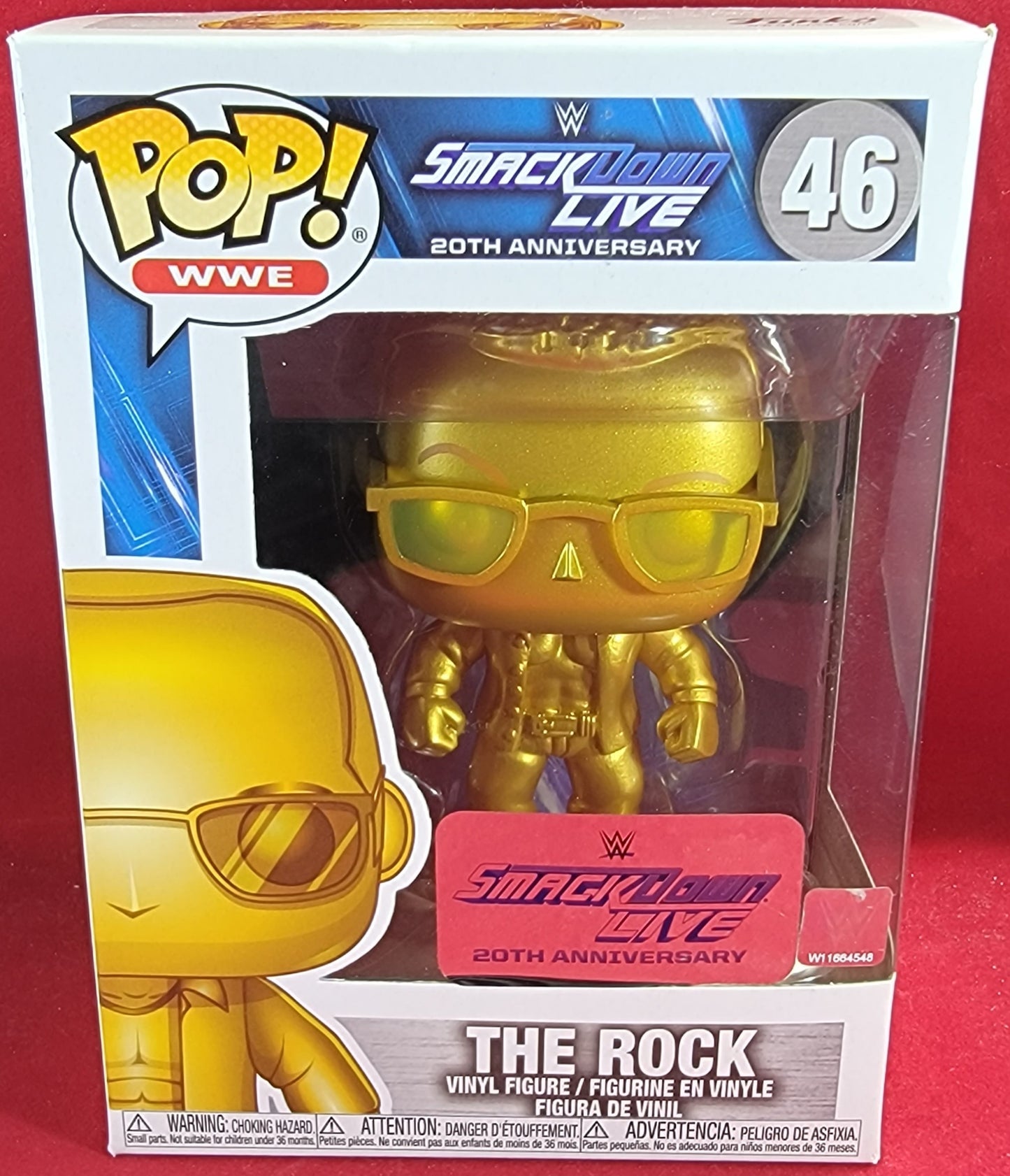 The rock smack down live exclusive funko # 46 (nib)