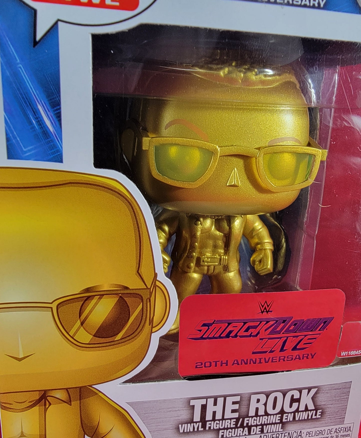 The rock smack down live exclusive funko # 46 (nib)