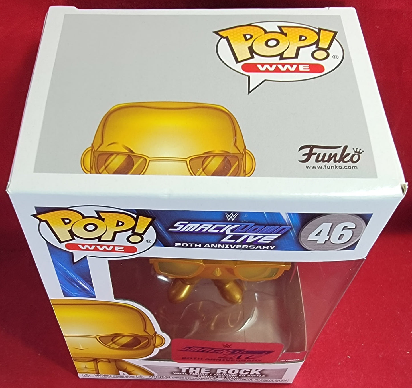 The rock smack down live exclusive funko # 46 (nib)