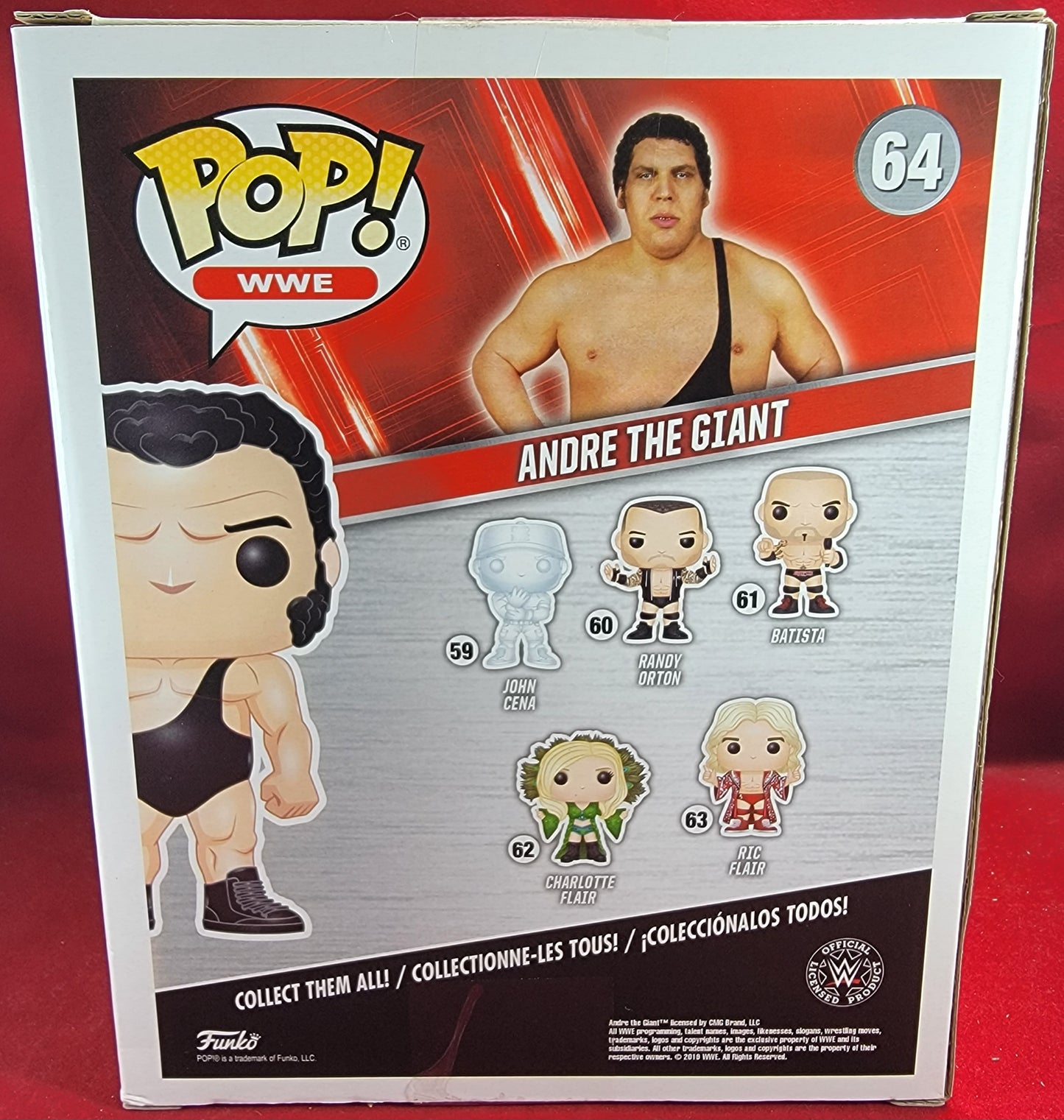 Andre the giant walmart exclusive funko # 64 (nib)