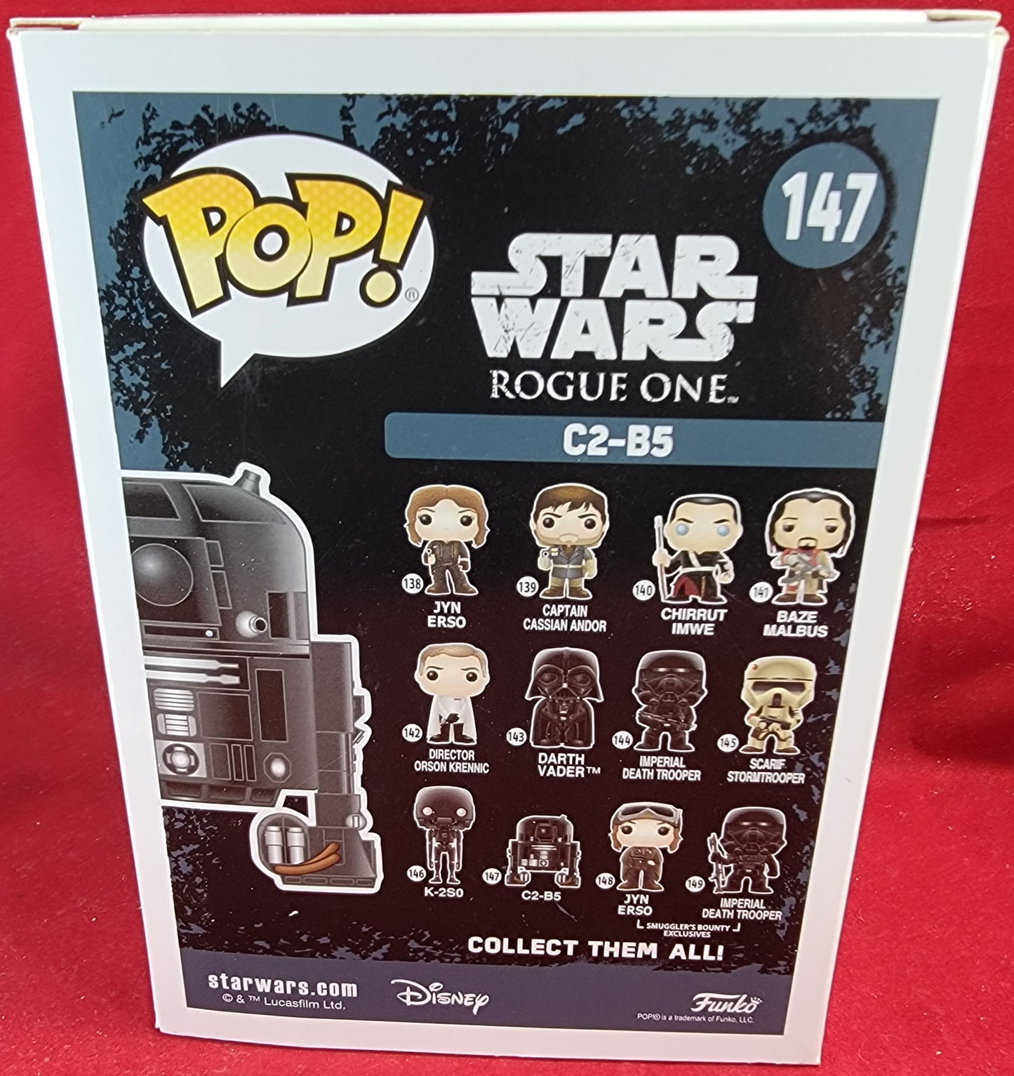 C2-b5 funko # 147 (nib)