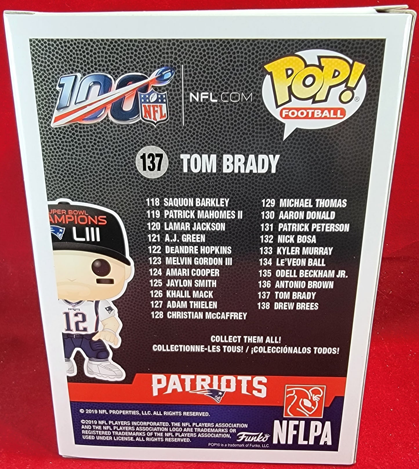 Tom brady funko # 137 (nib)
