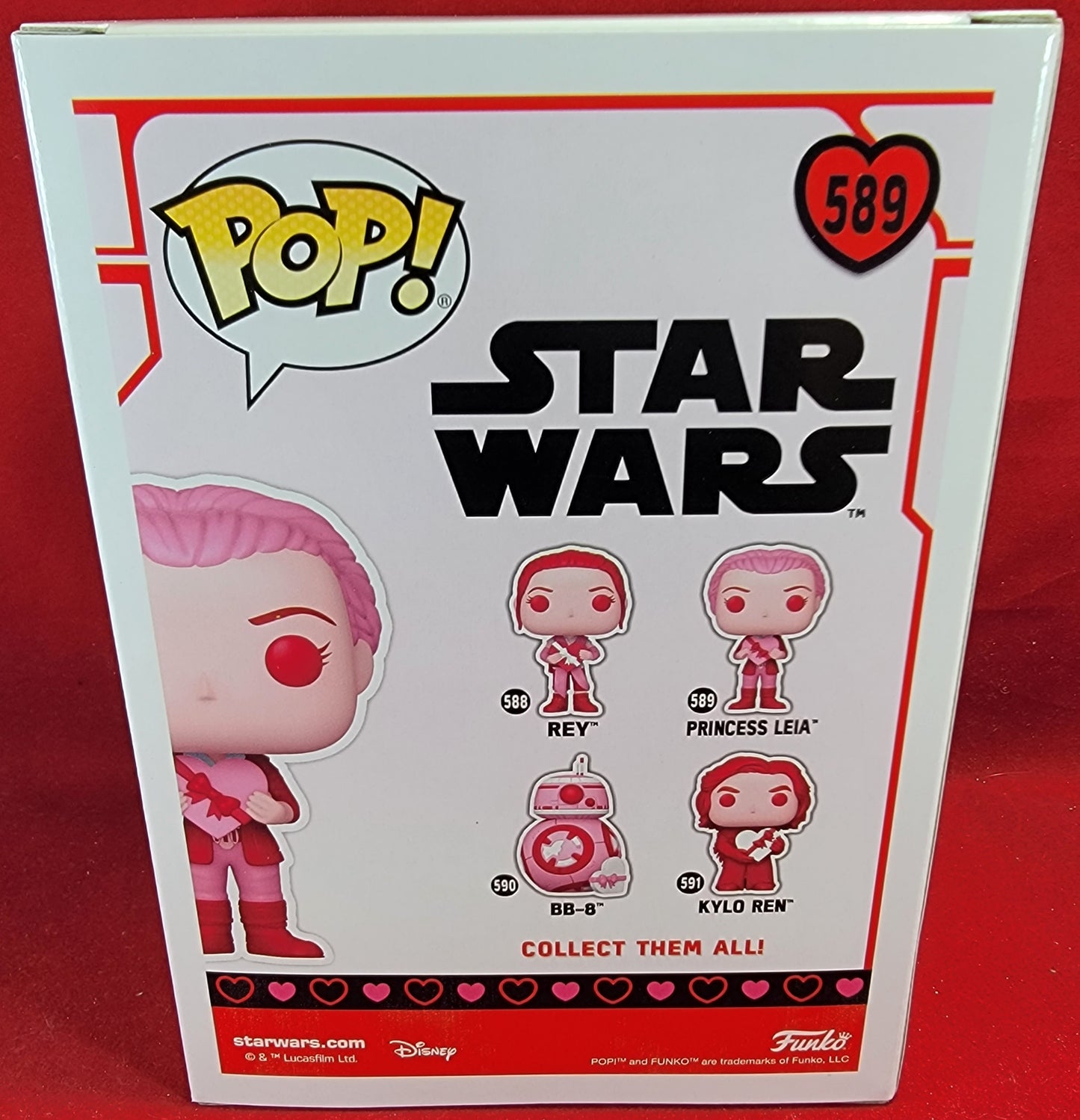 Princess leia funko # 589 (nib)