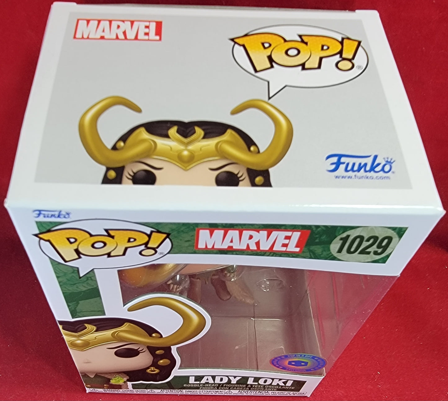 Lady loki pop in a box funko Exclusive # 1029 (nib)