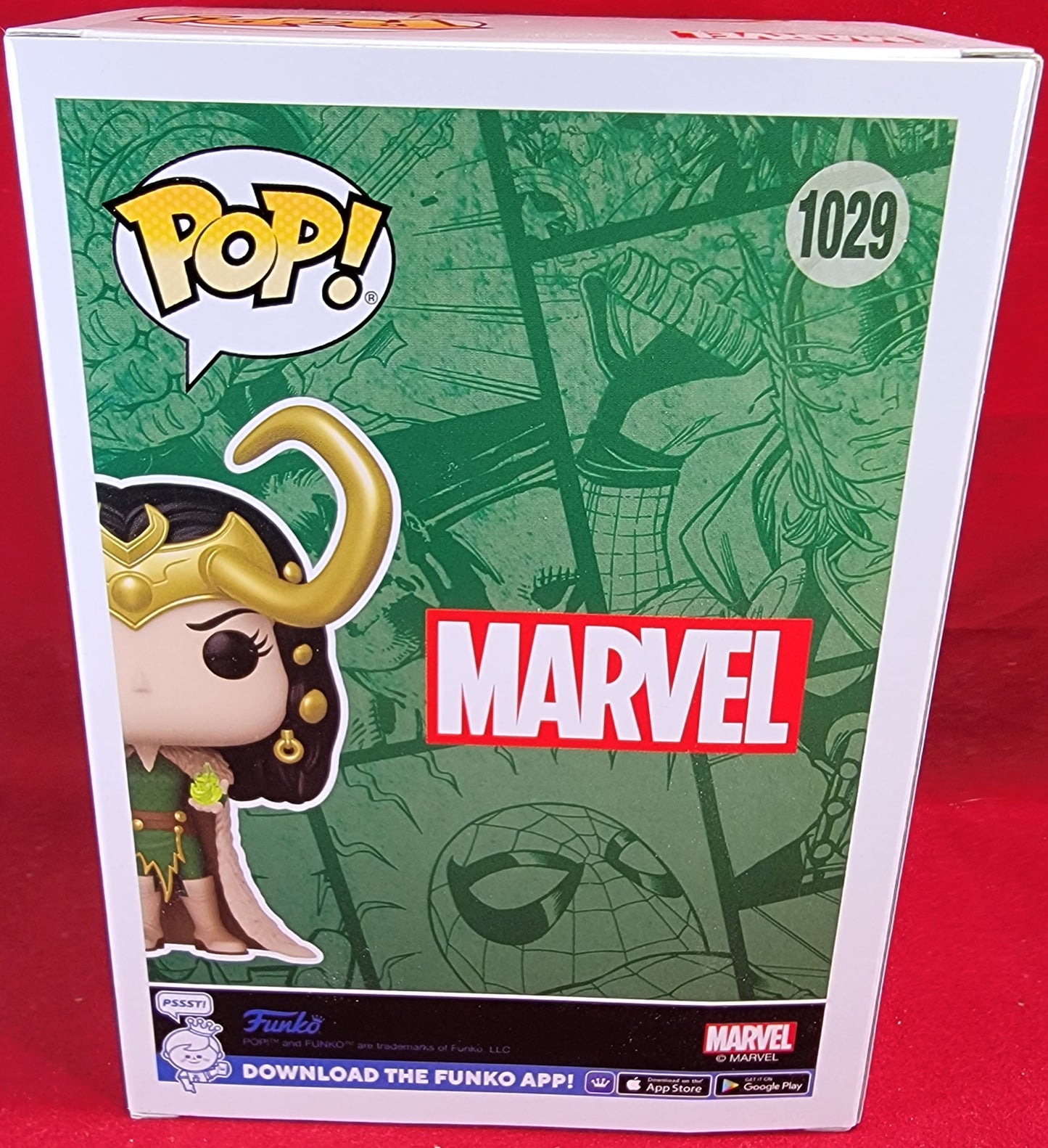 Lady loki pop in a box funko Exclusive # 1029 (nib)