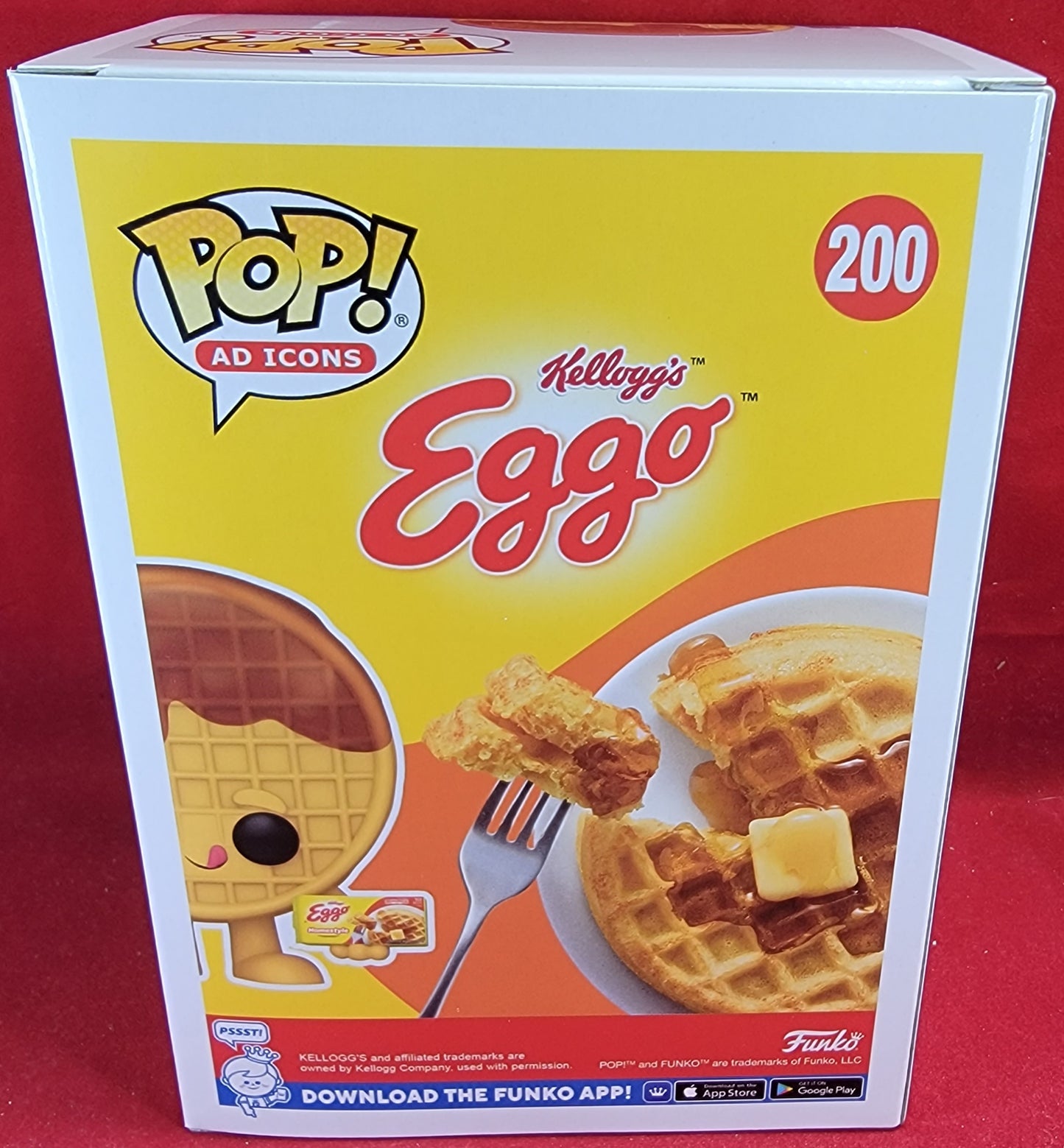Eggo with syrup entertainment earth exclusive funko # 200 (nib)