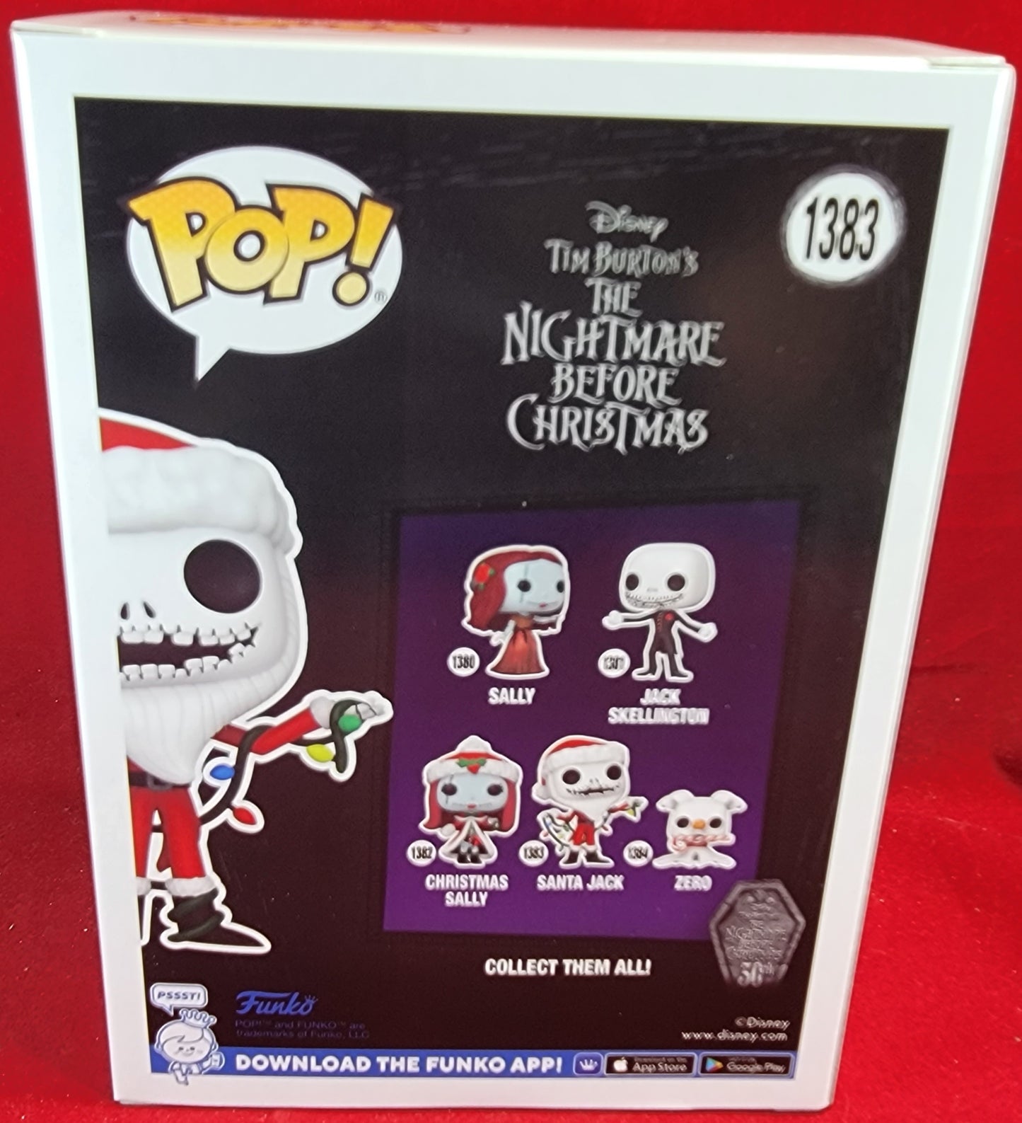 Santa jack entertainment earth funko # 1383 (nib)