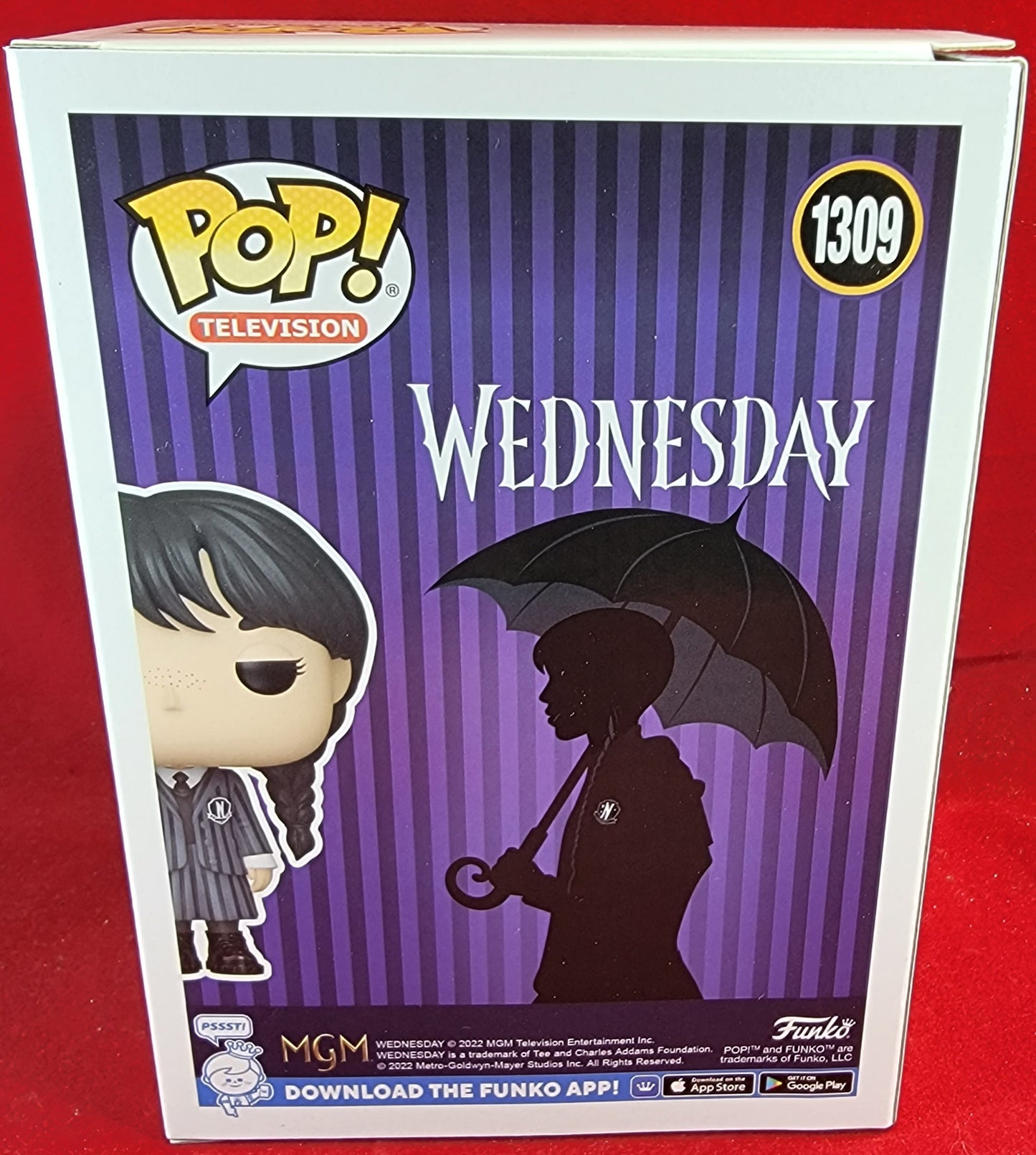 Wednesday Addams funko # 1309 (nib)