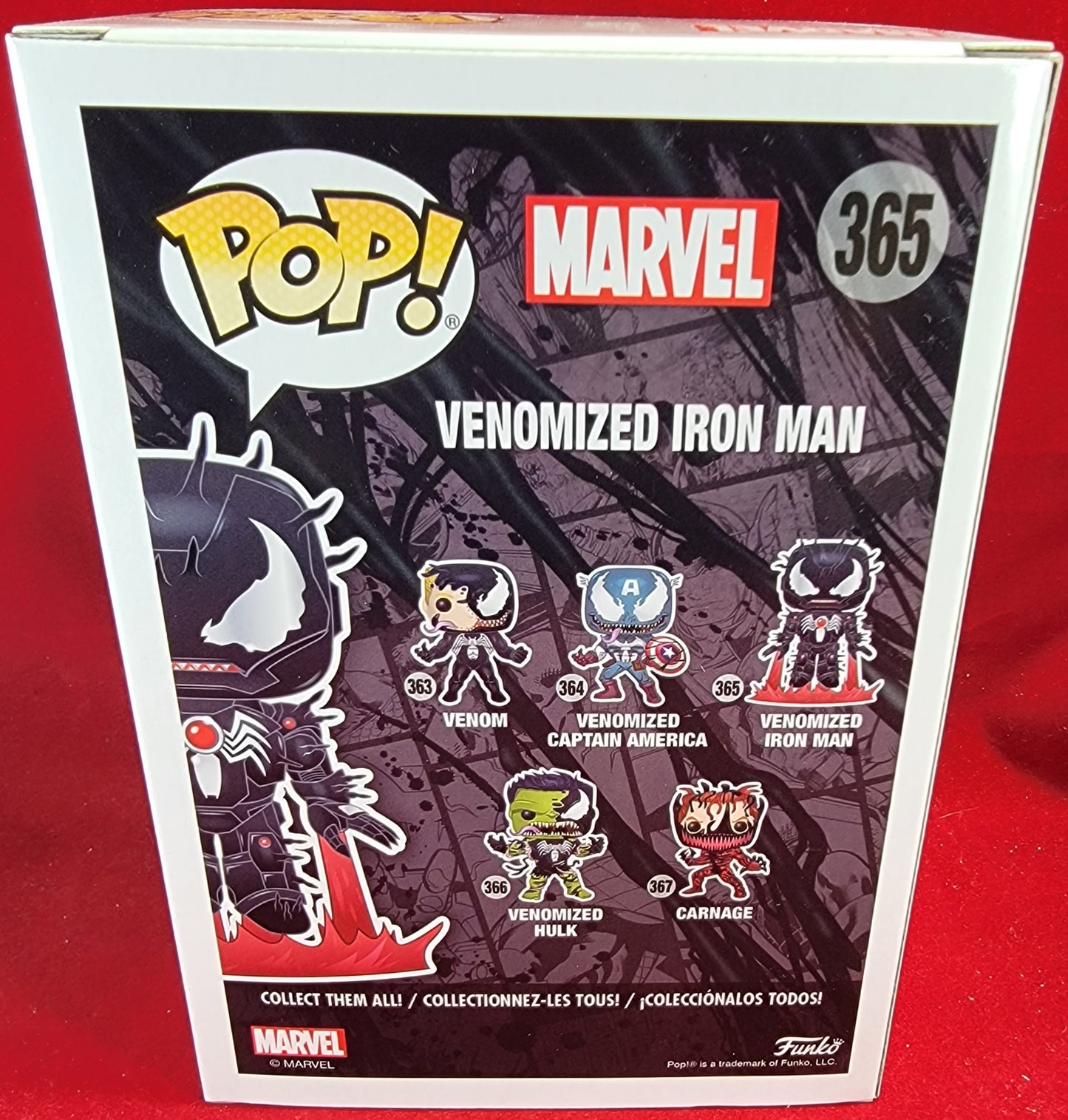 Venomized iron man funko # 365 (nib)