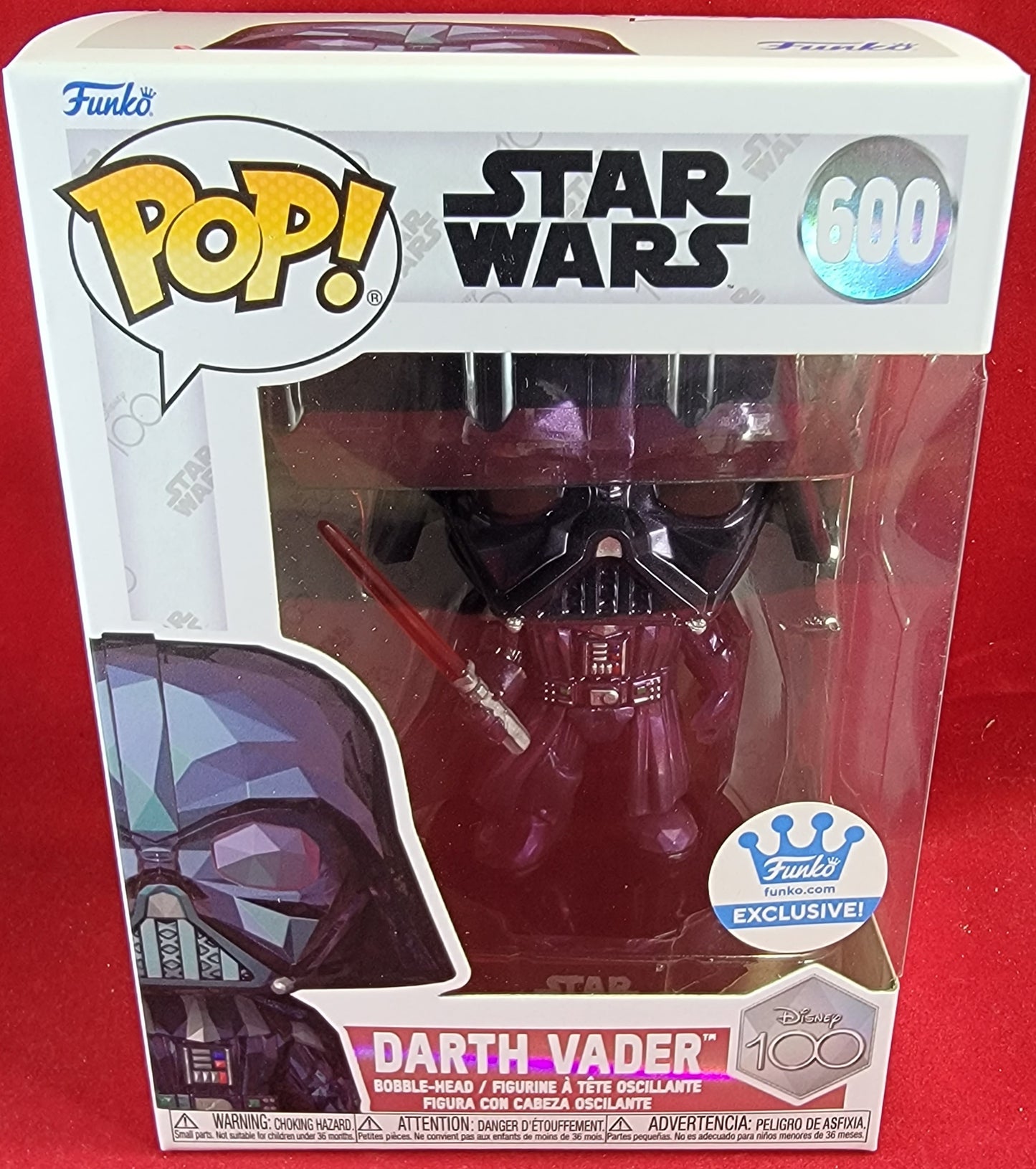 Darth vader funko exclusive # 600 (nib)