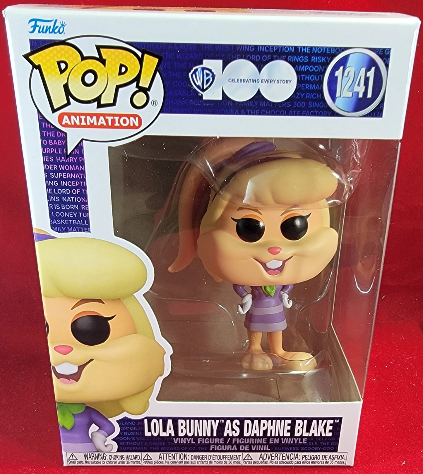 Lola bunny as Daphne blake funko # 1241 (nib)