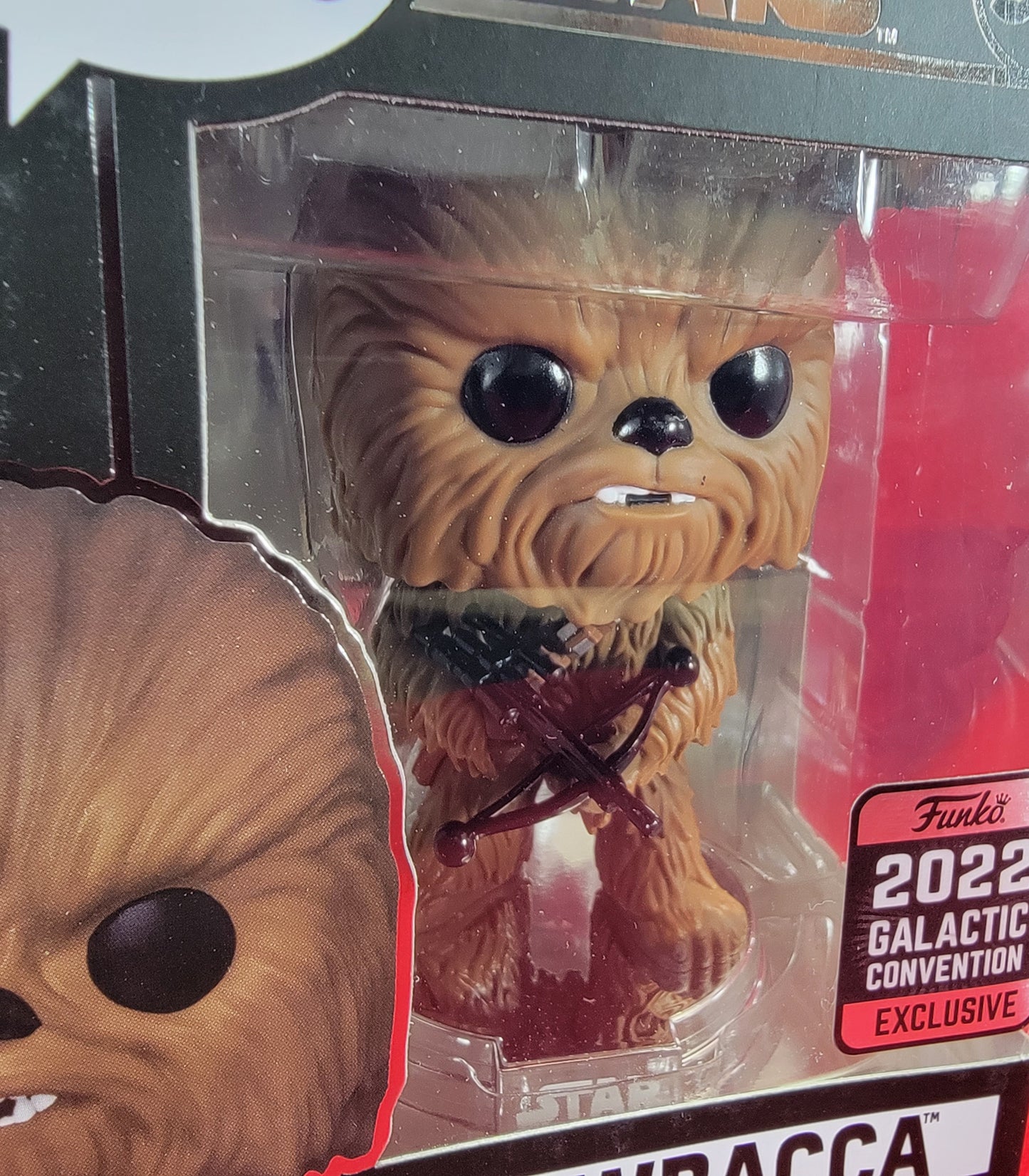 Chewbacca 2022 galactic convention exclusive funko # 513 (nib)