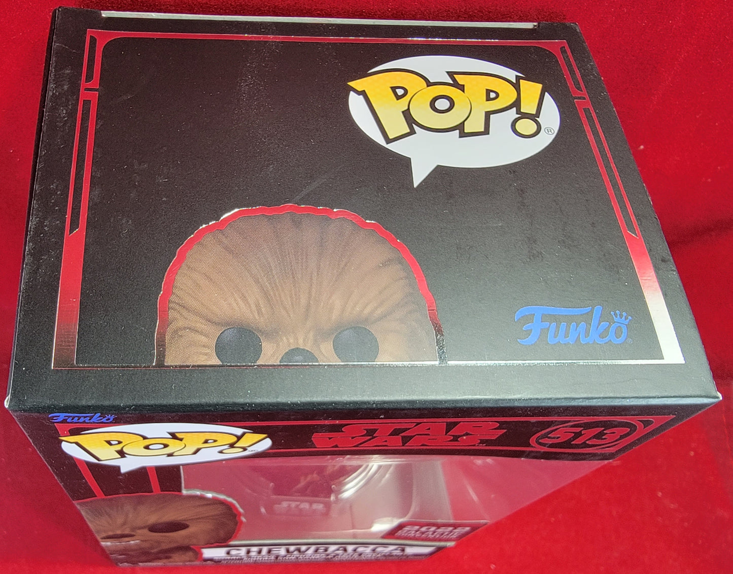Chewbacca 2022 galactic convention exclusive funko # 513 (nib)