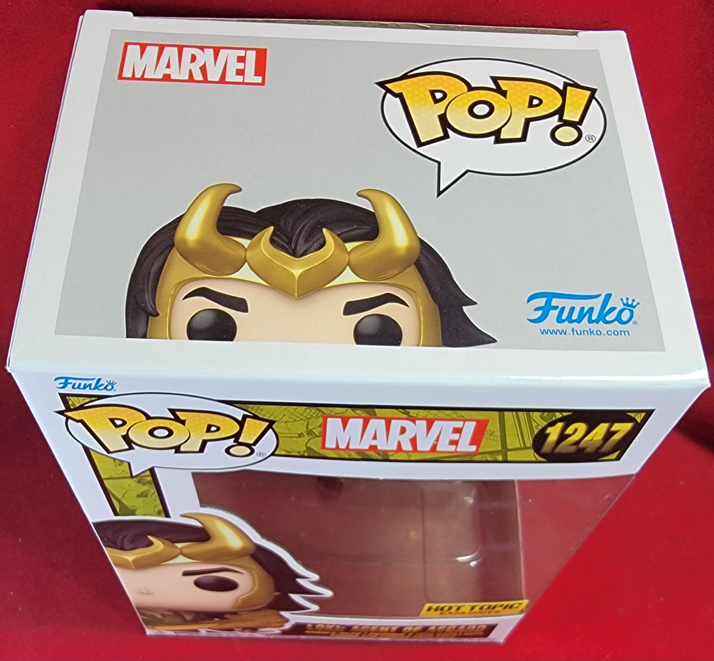Loki: agent of Asgard hot topic exclusive funko # 1247 (nib)