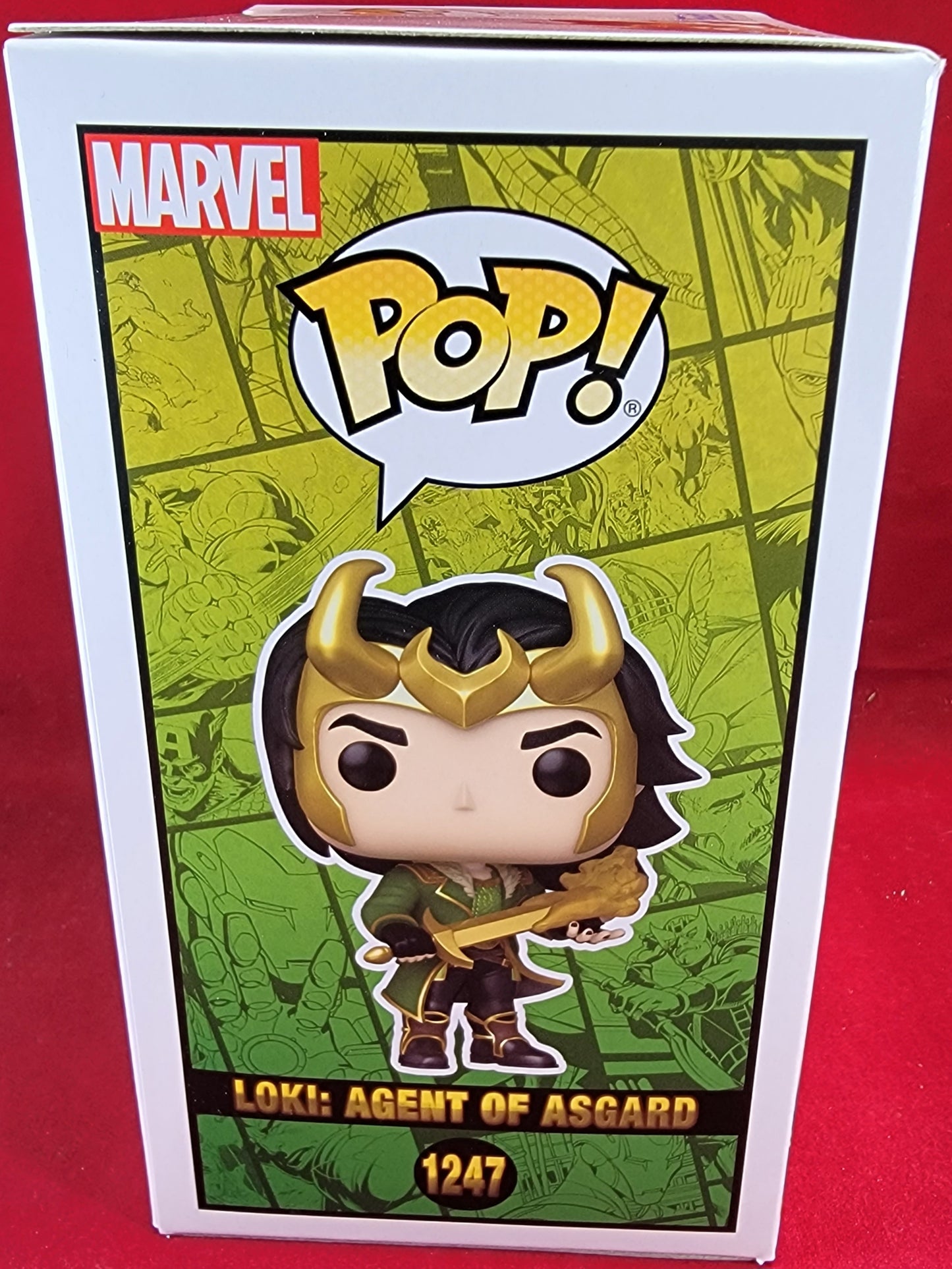Loki: agent of Asgard hot topic exclusive funko # 1247 (nib)