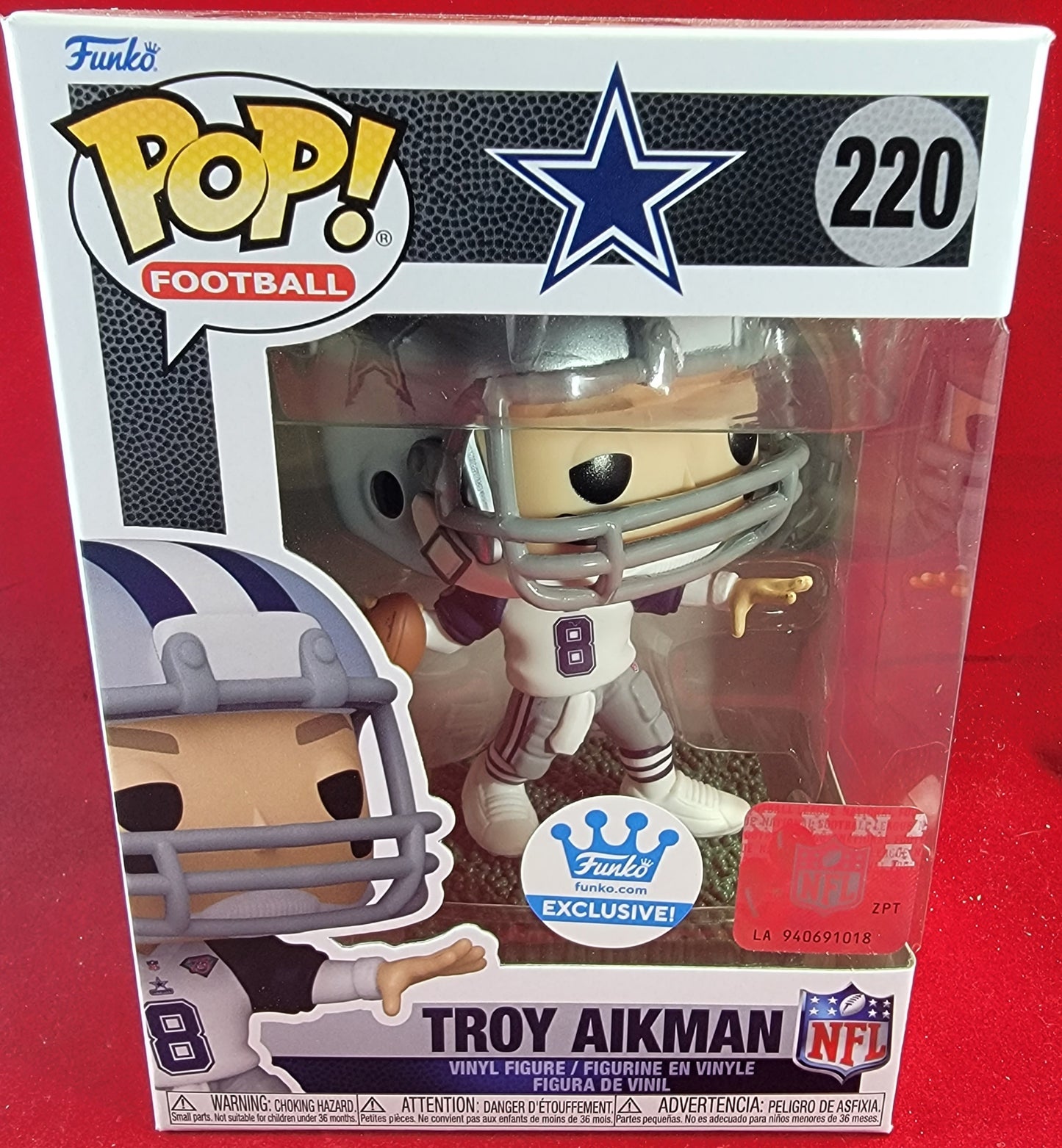 Troy aikman funko exclusive # 220 (nib)