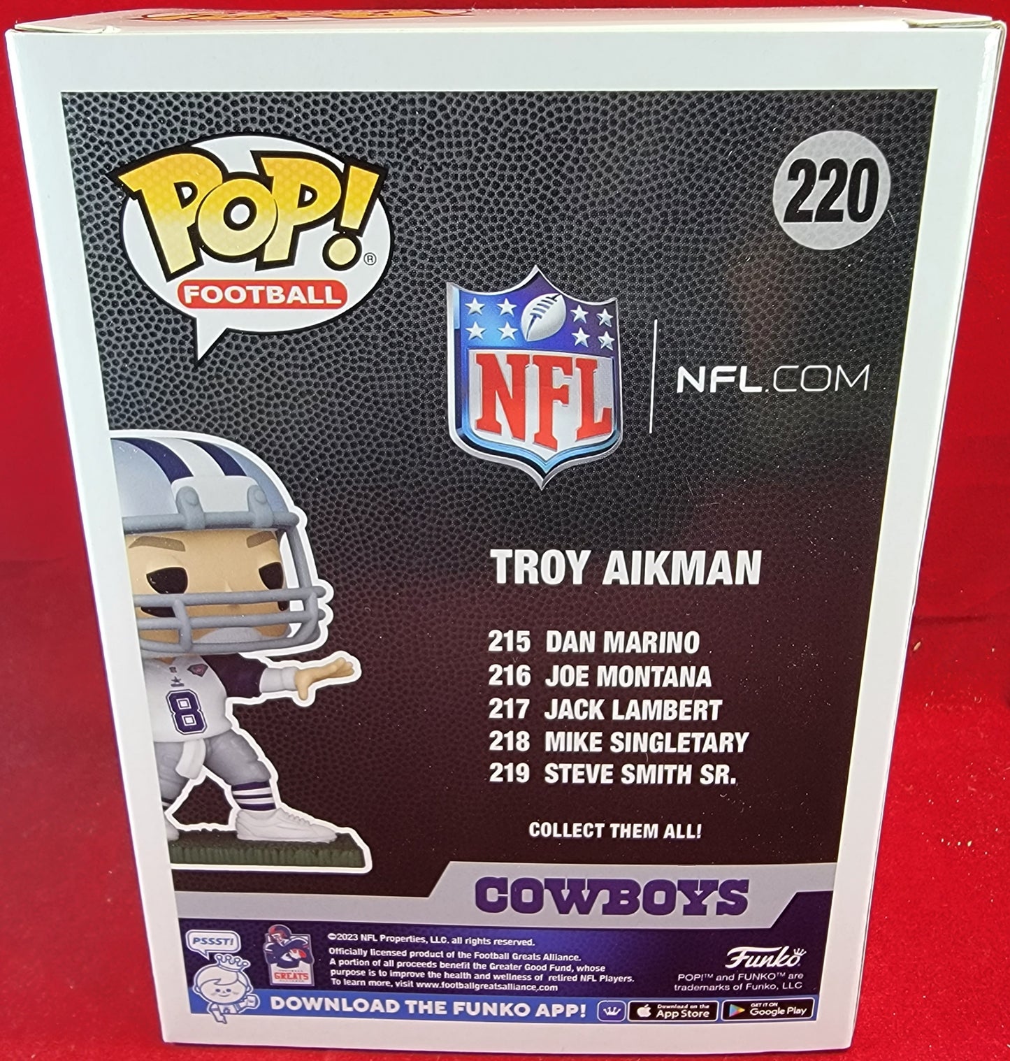 Troy aikman funko exclusive # 220 (nib)