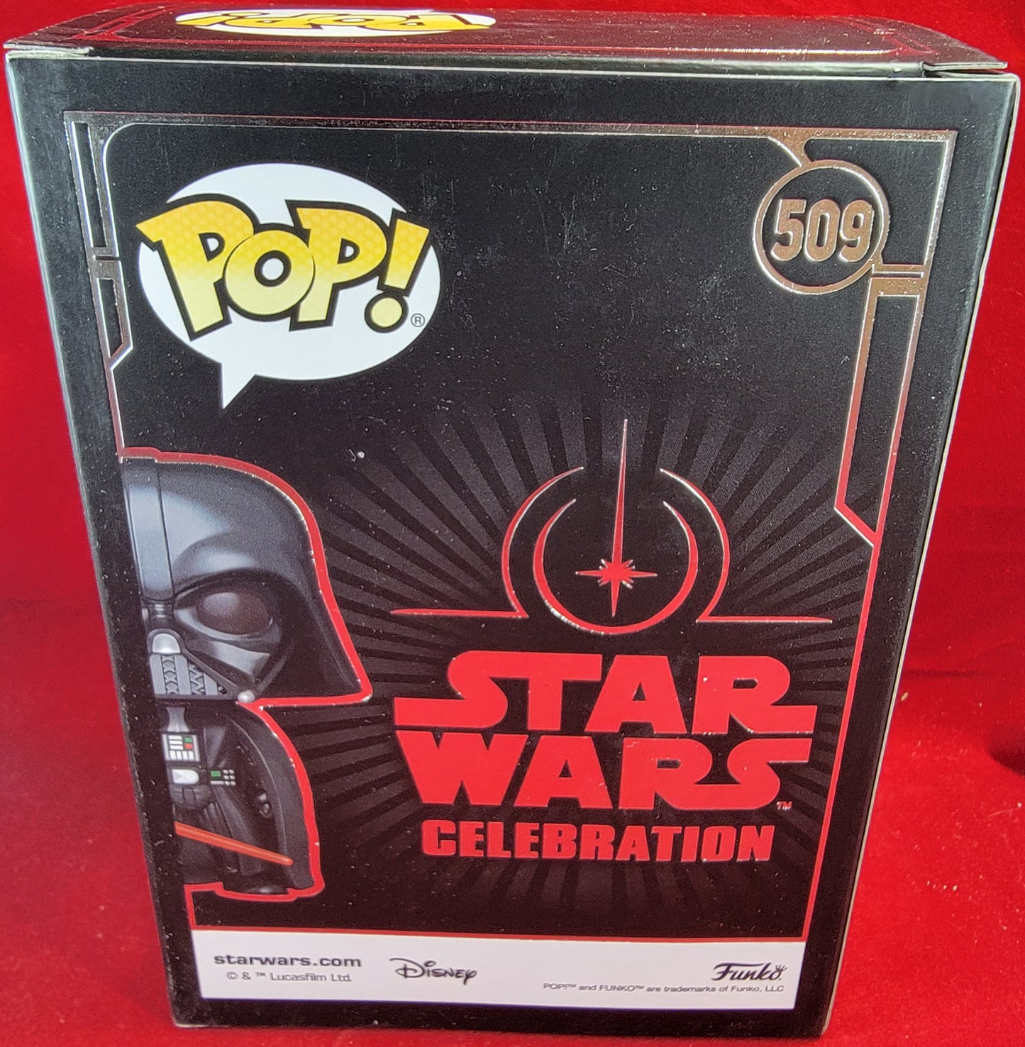 Darth vader 2022 galactic convention funko # 509 (nib)