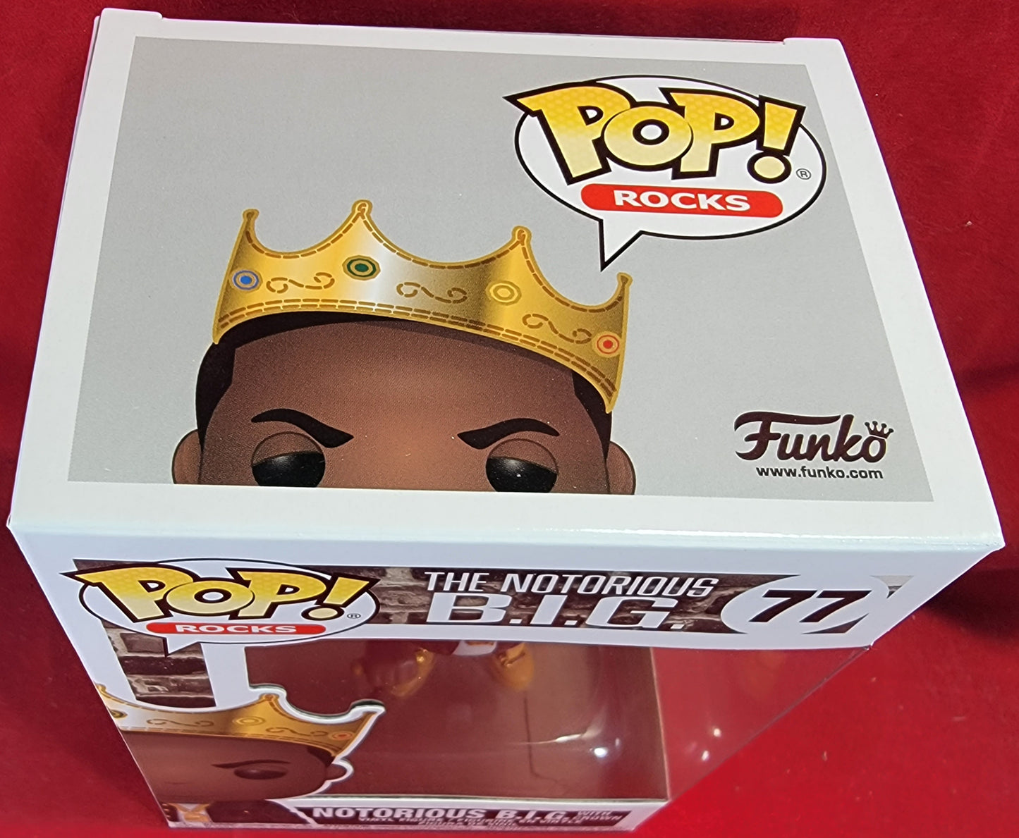 Notorious b.i.g. with crown funko # 77 (nib)