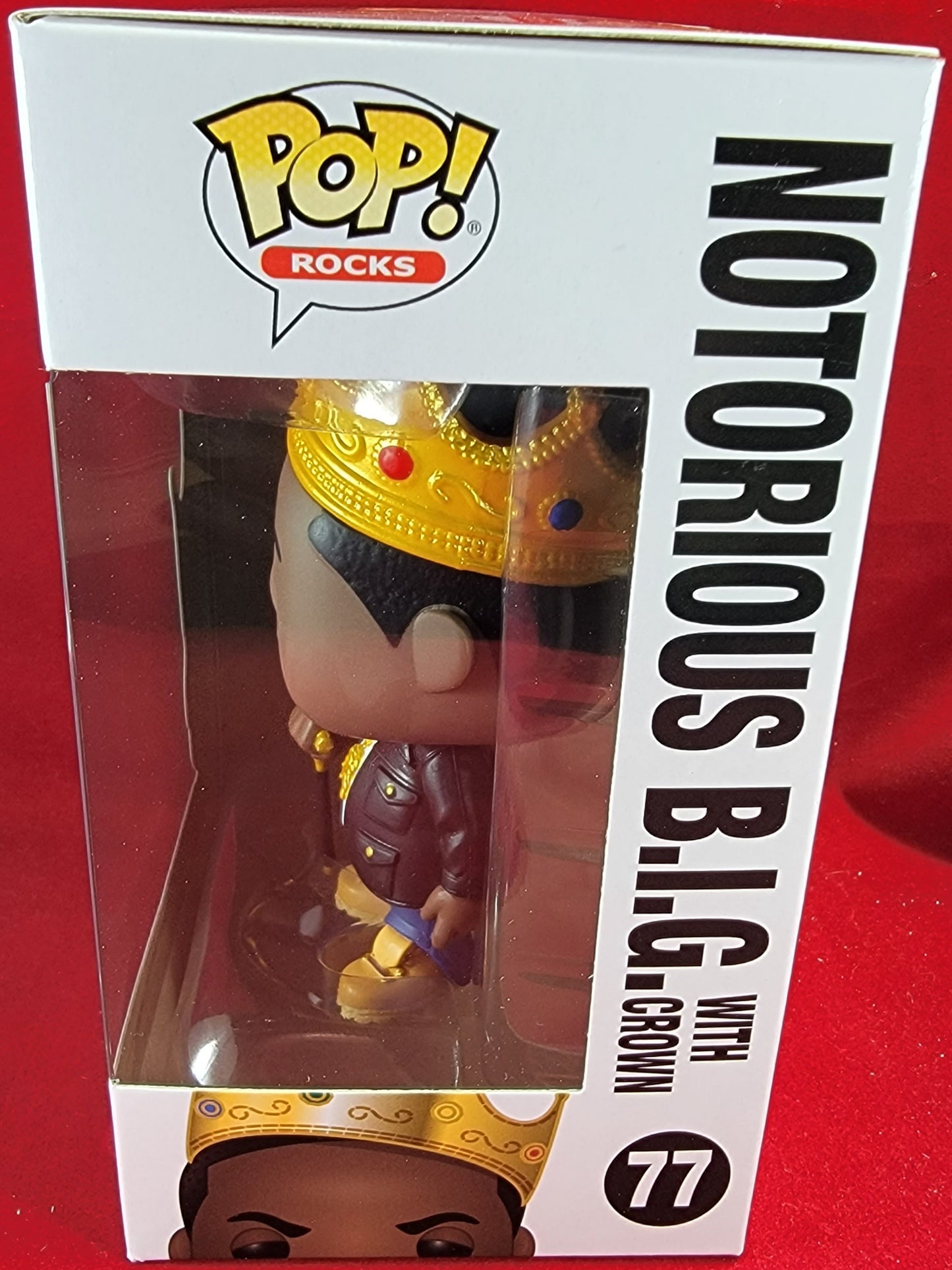 Notorious b.i.g. with crown funko # 77 (nib)