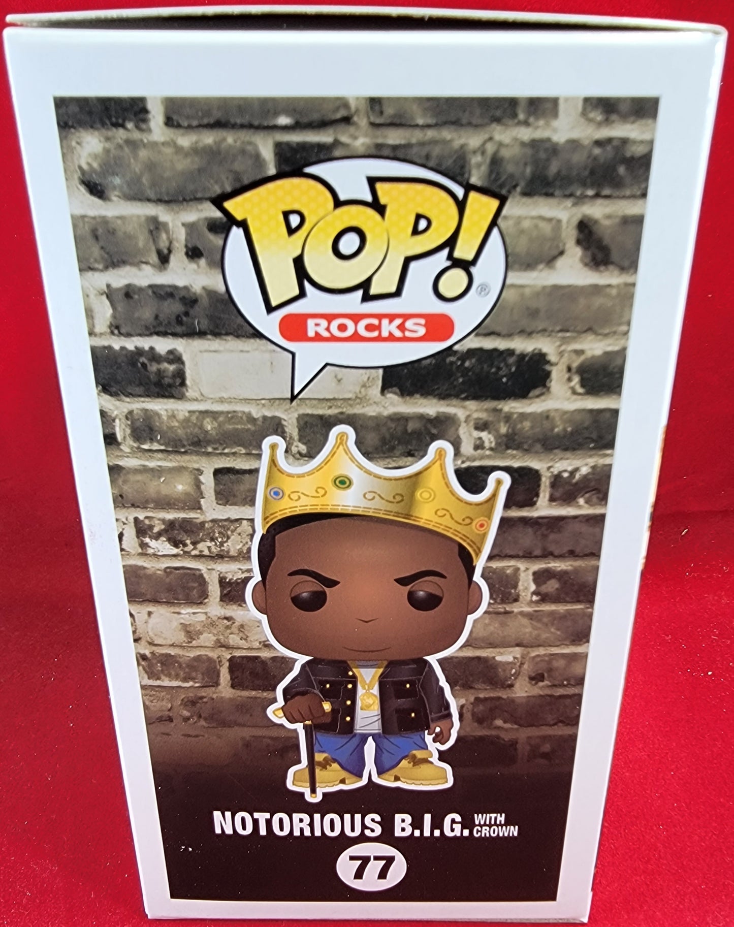 Notorious b.i.g. with crown funko # 77 (nib)