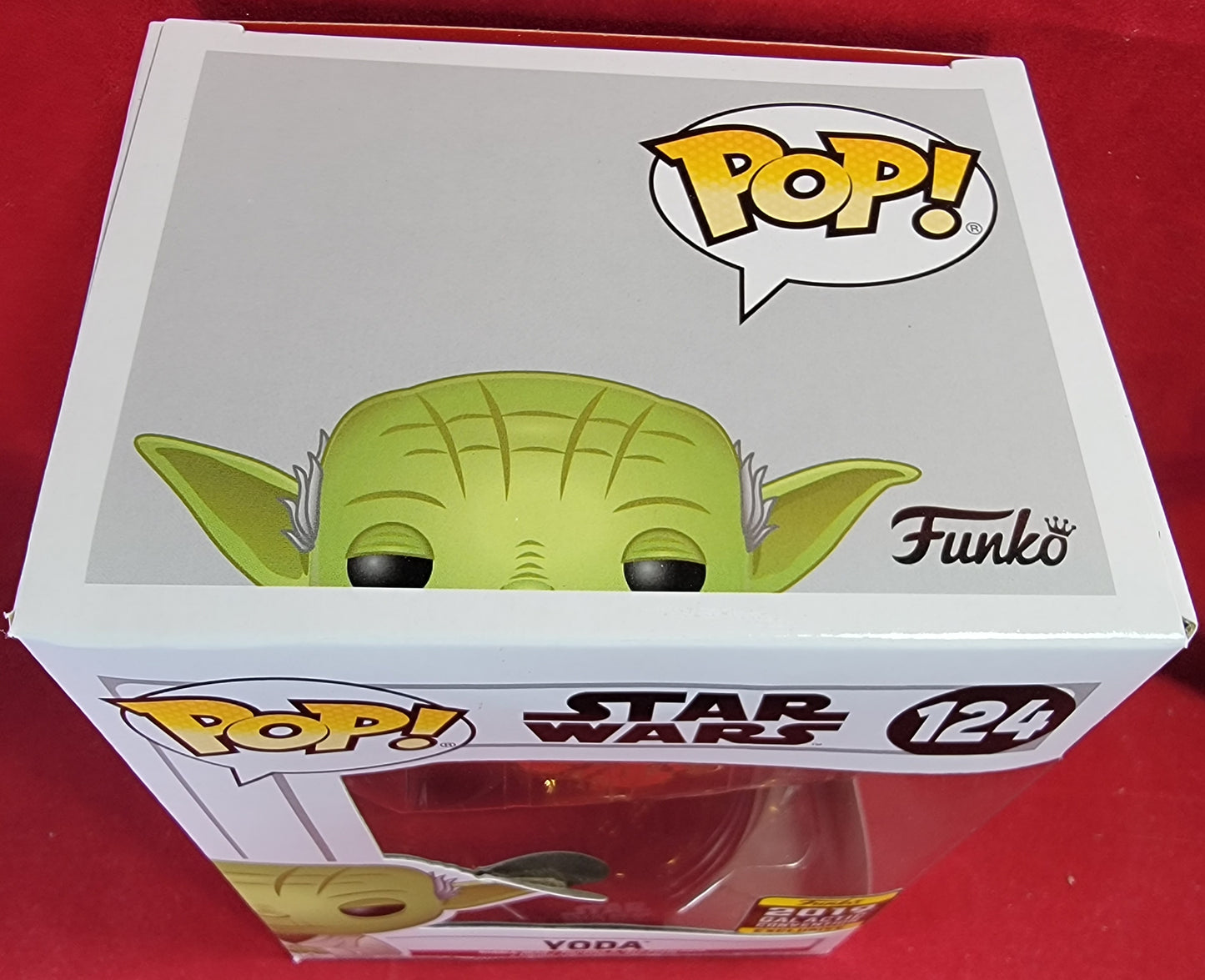 Yoda 2019 galactic convention exclusive funko # 124 (nib)