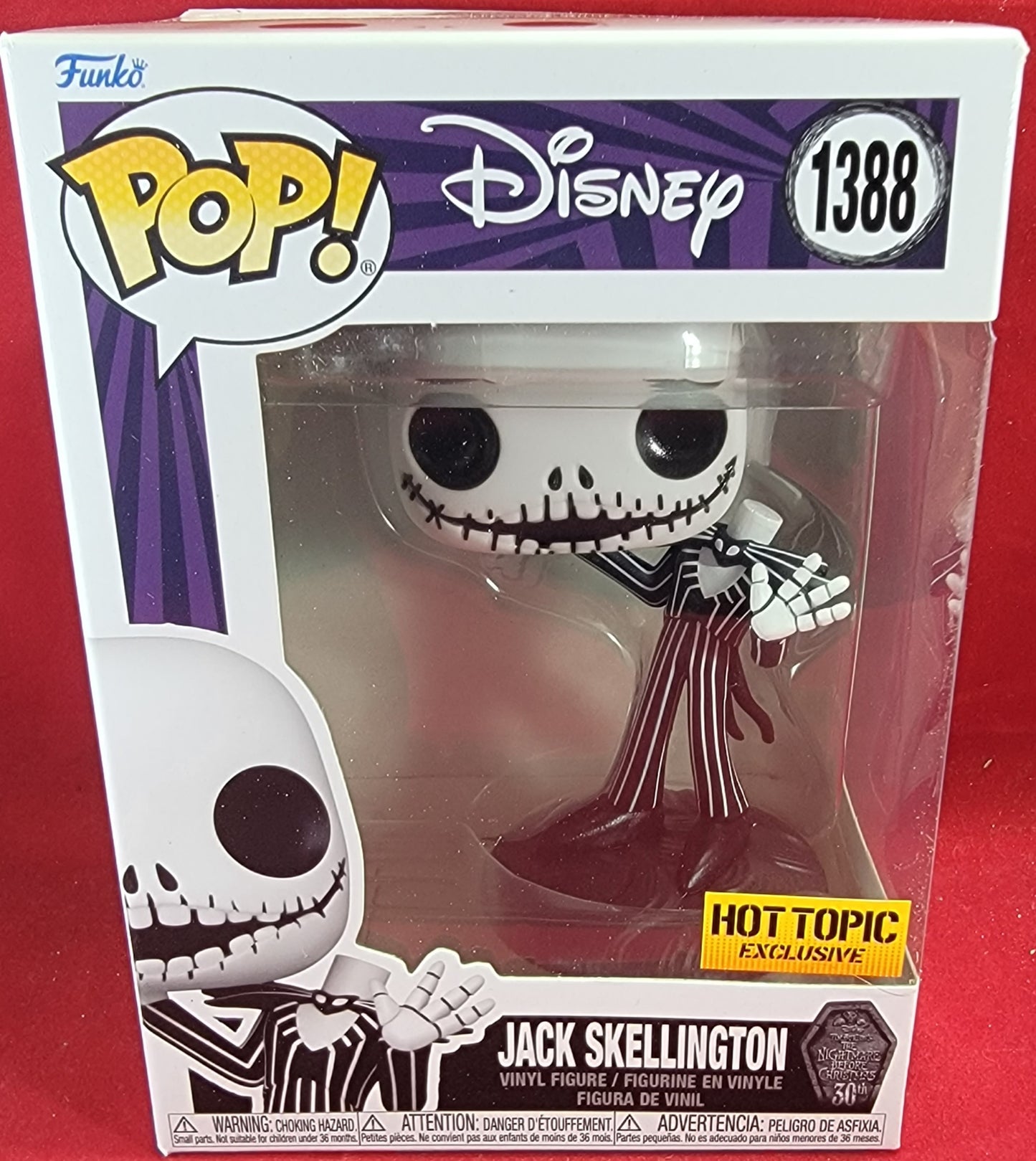 Jack skellington Hot Topic: exclusive # 1388 funko (nib)