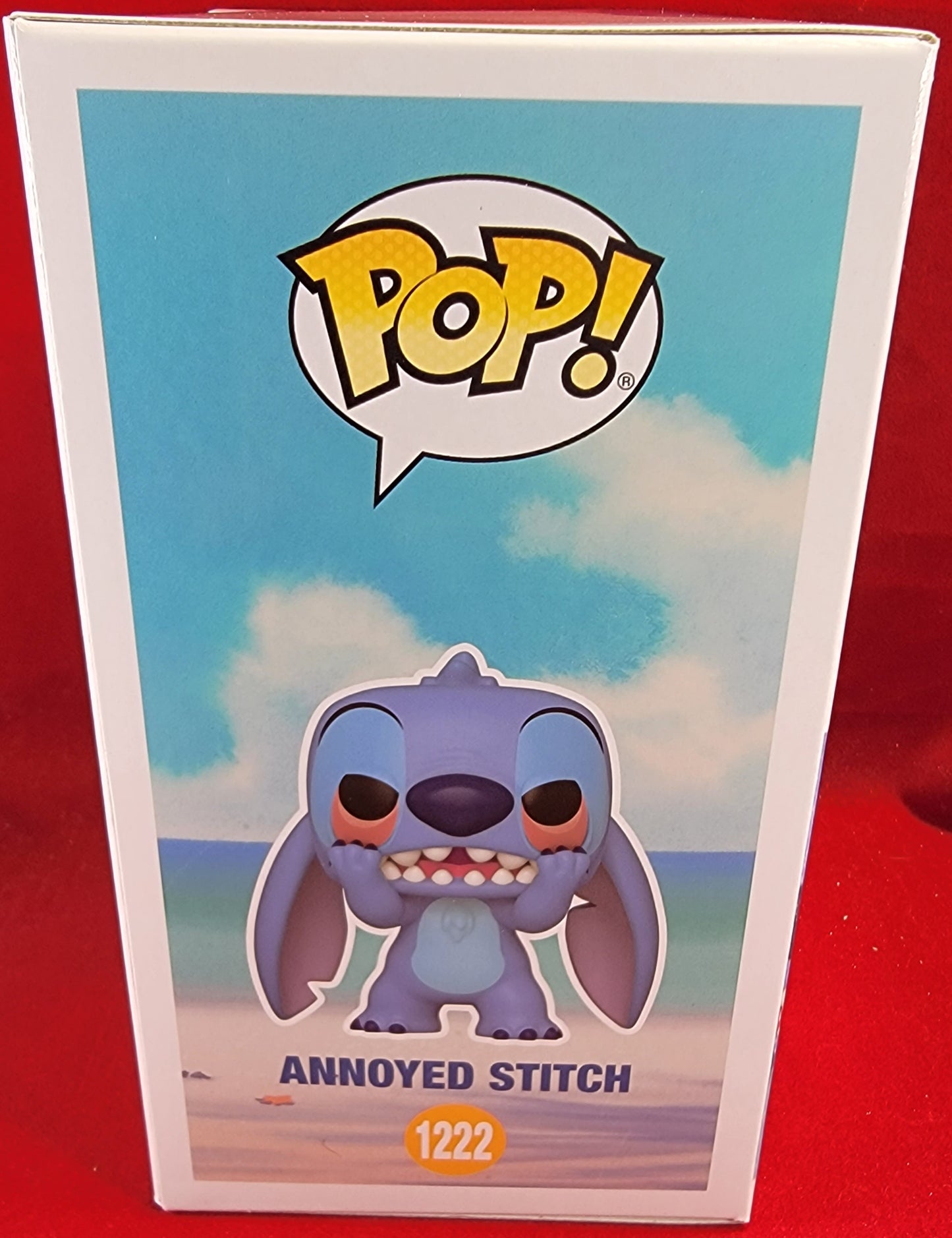 Annoyed stitch entertainment earth exclusive funko # 1222 (nib)