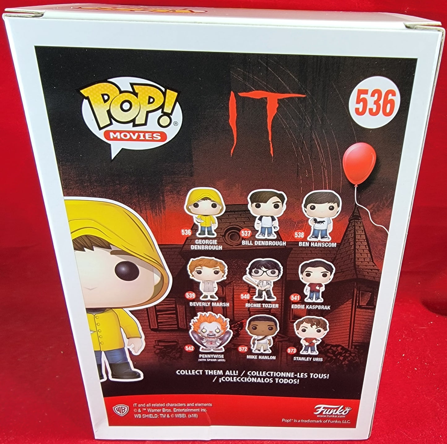 George denbrough chase funko # 536 (nib)