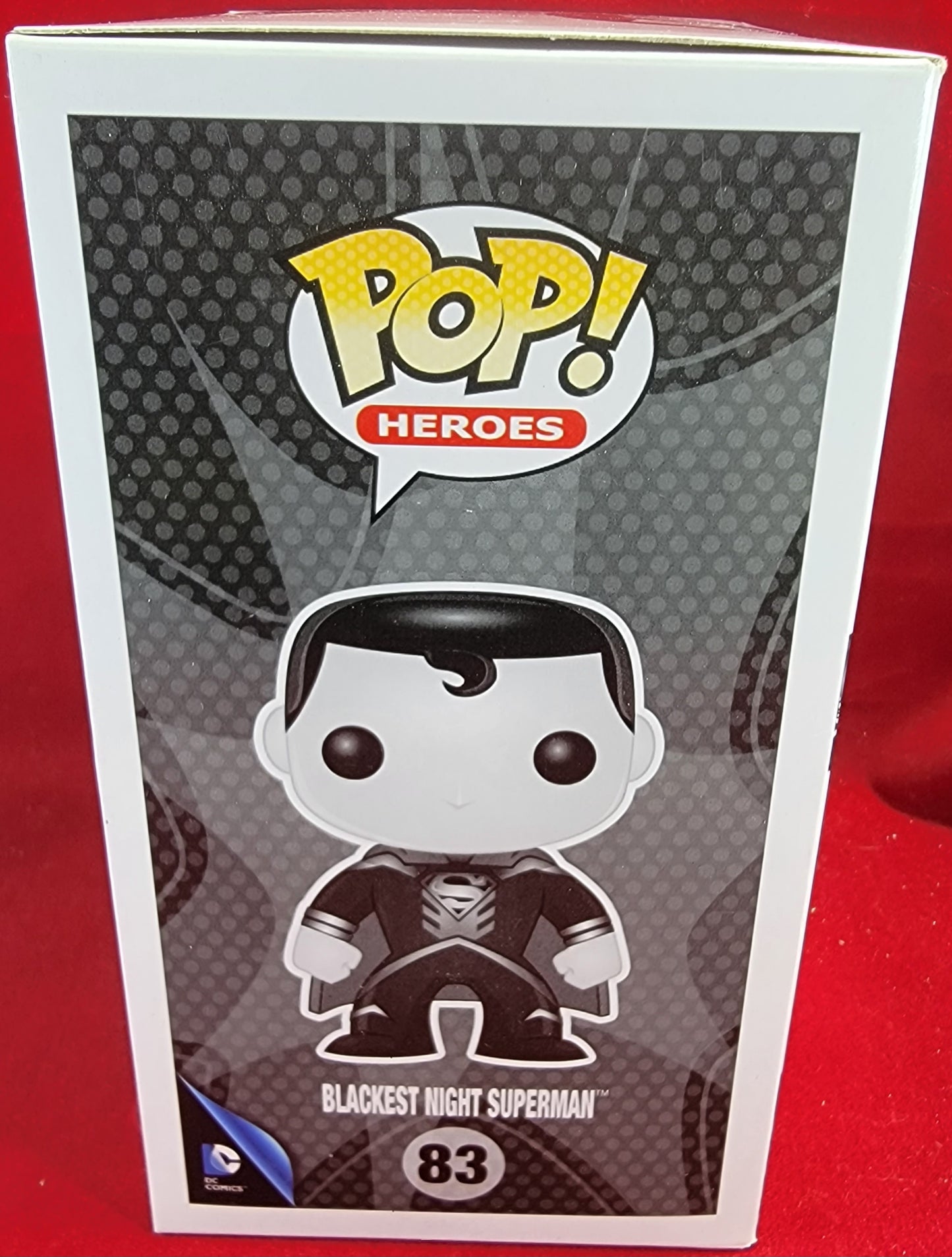 Blackest night Superman gamestop exclusive funko # 83 (nib)