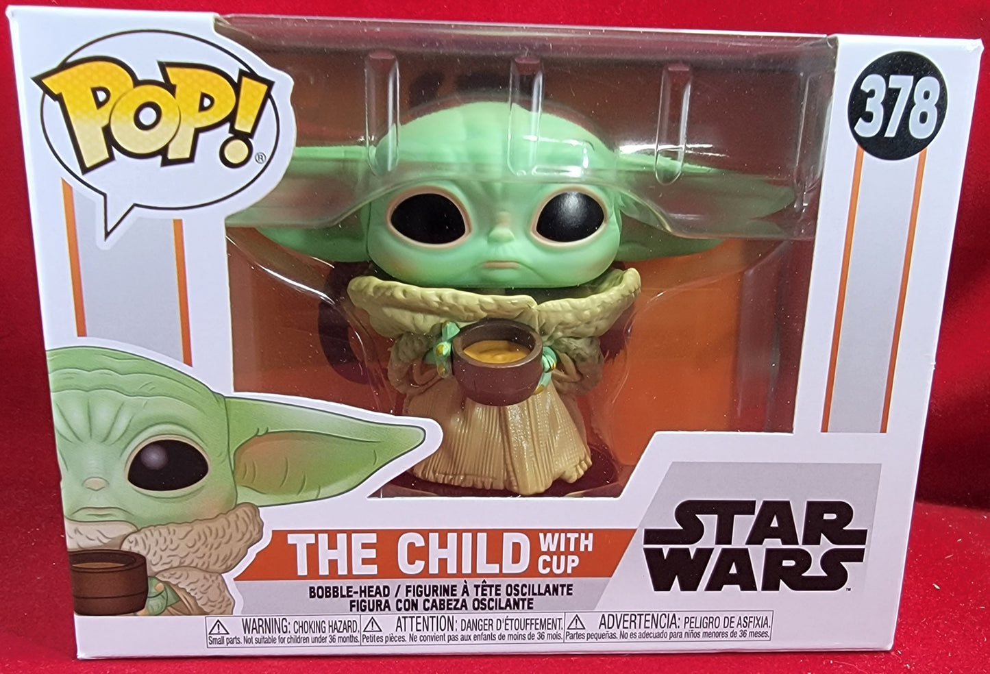 The child with cup funko # 378 (nib)