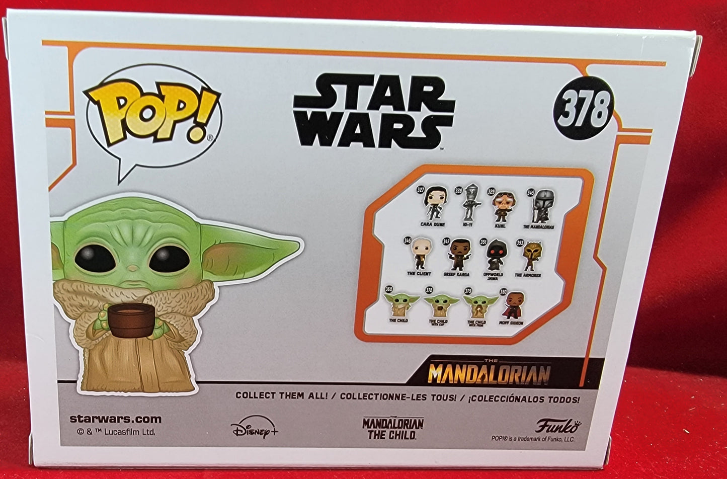 The child with cup funko # 378 (nib)