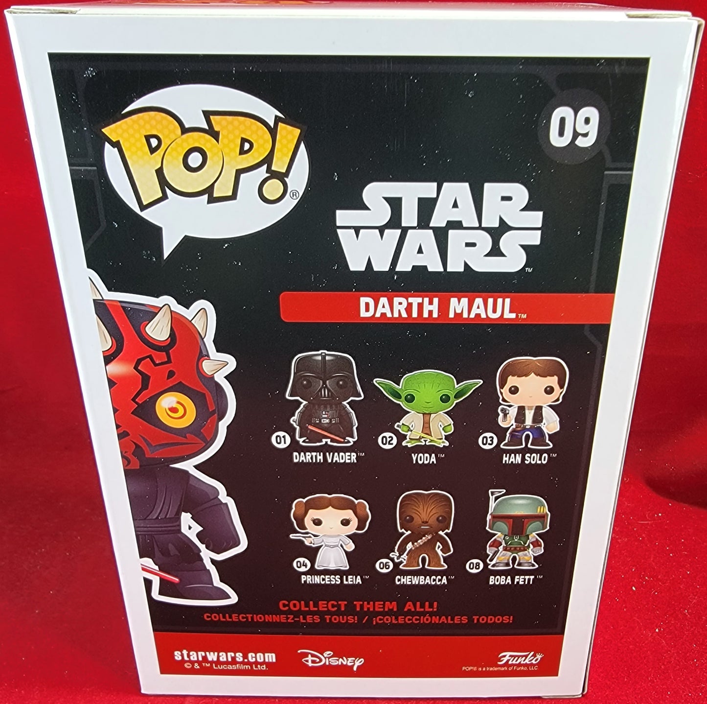 Darth maul funko # 09 (nib)