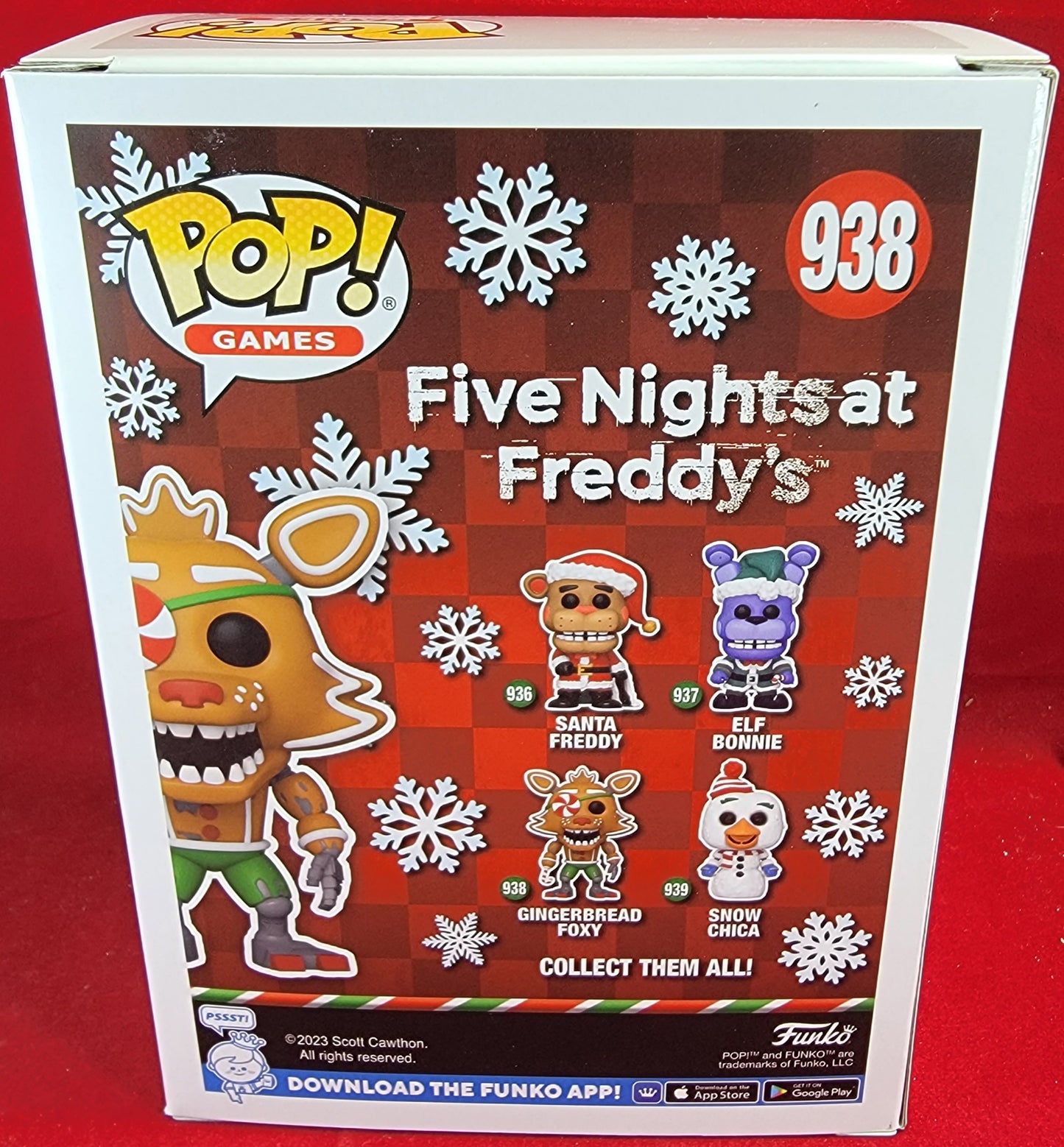 Gingerbread foxy funko # 938 (nib)