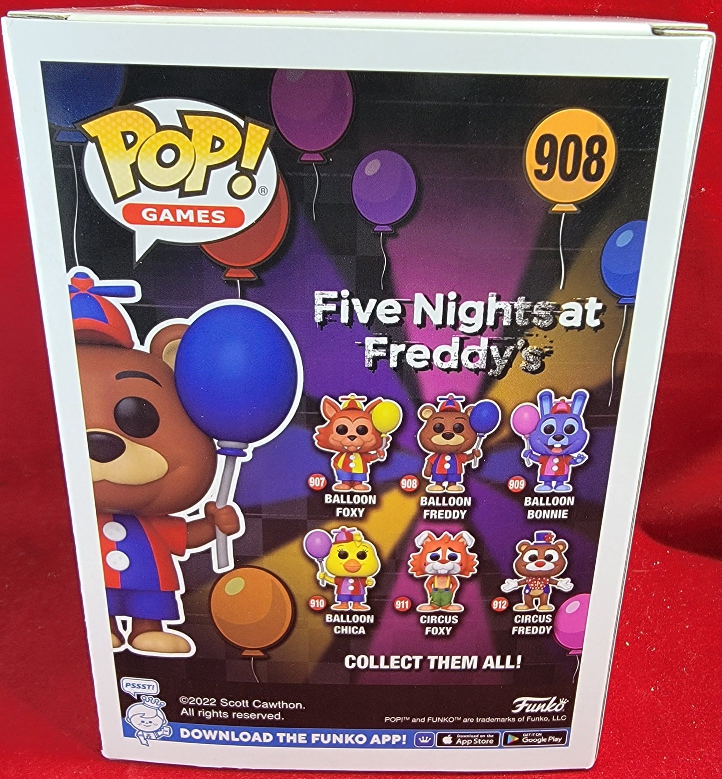 Balloon freddy funko # 908 (nib)