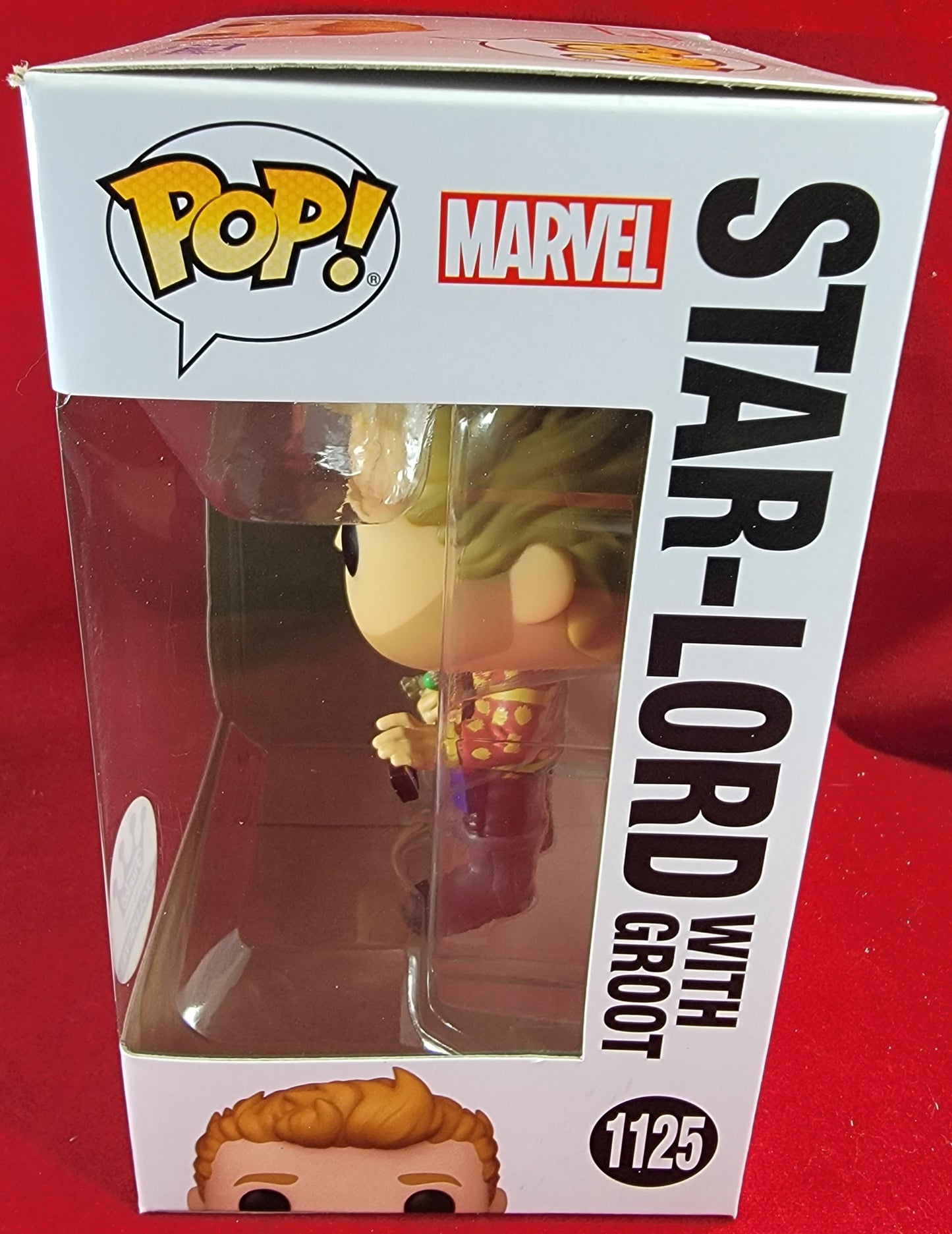 Star-lord with groot funko exclusive # 1125 (nib)