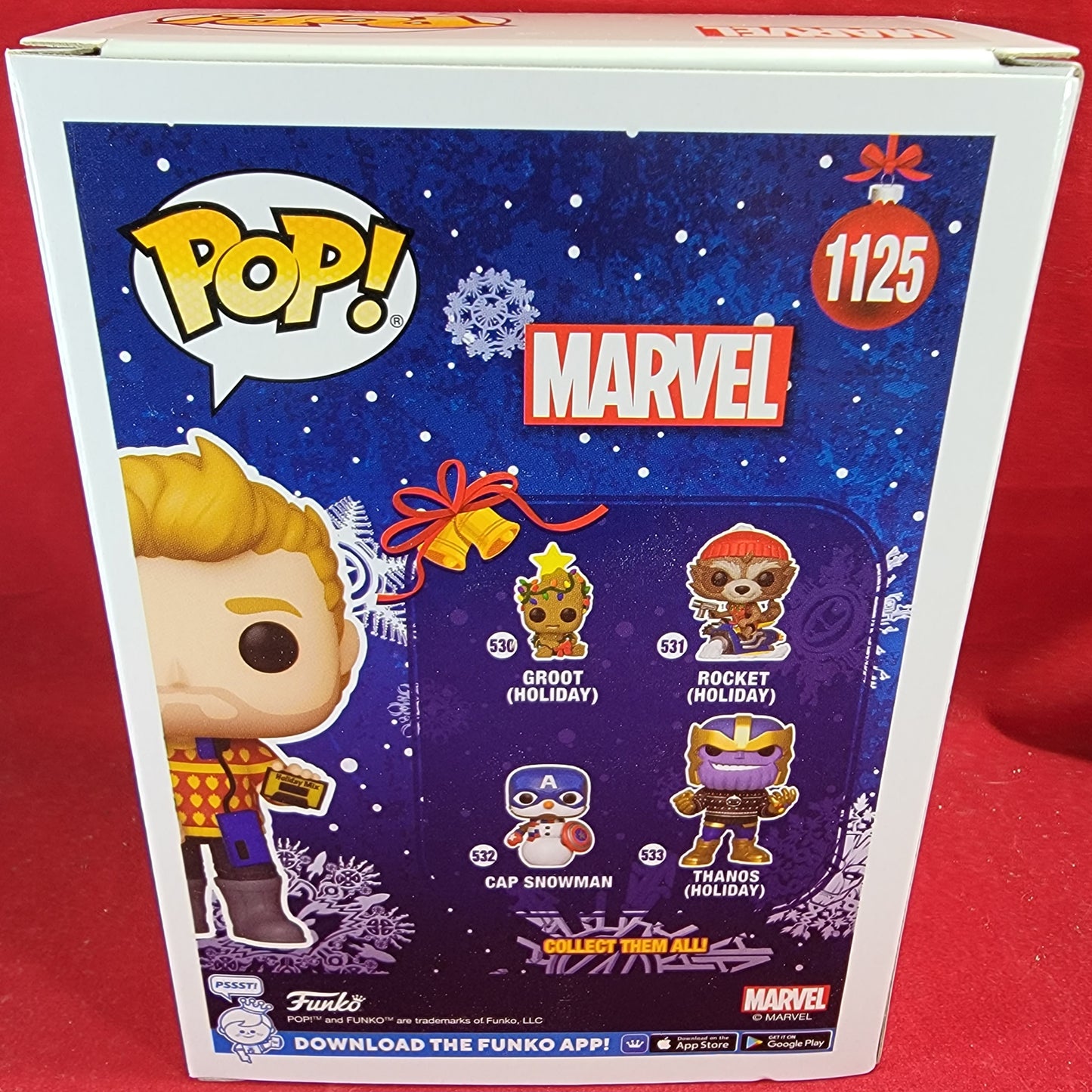 Star-lord with groot funko exclusive # 1125 (nib)