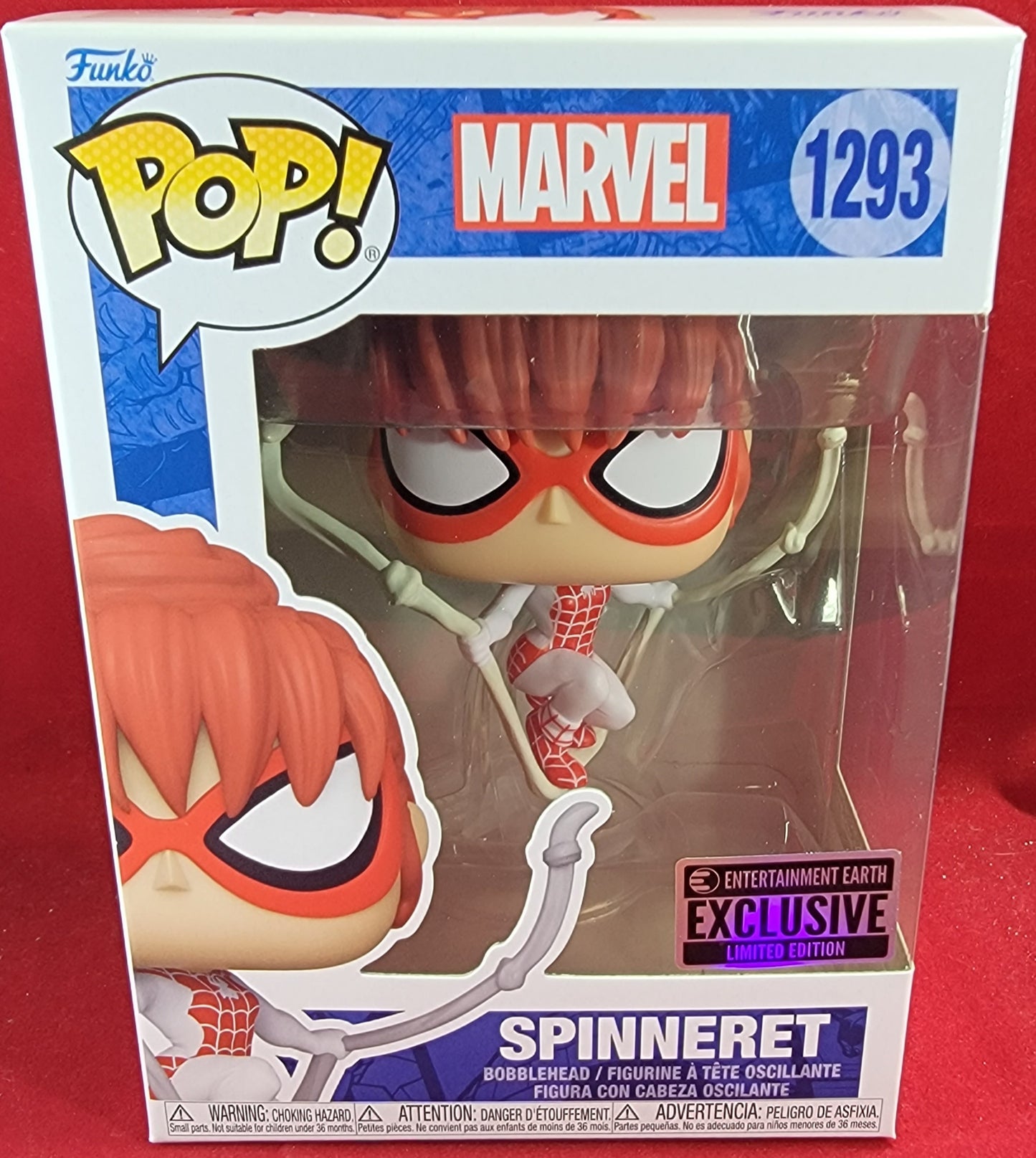 Spinneret entertainment earth exclusive funko # 1293 (nib)