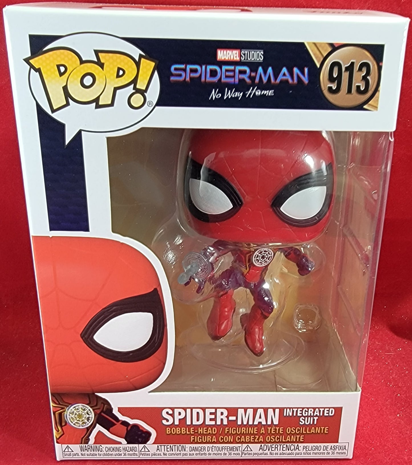 Spider-Man integrated suit funko # 913 (nib)