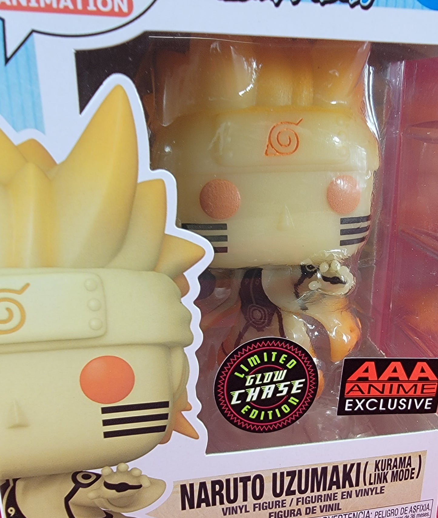 Naruto uzumaki (kurama link mode) chase aaa anime exclusive # 1465 (nib)