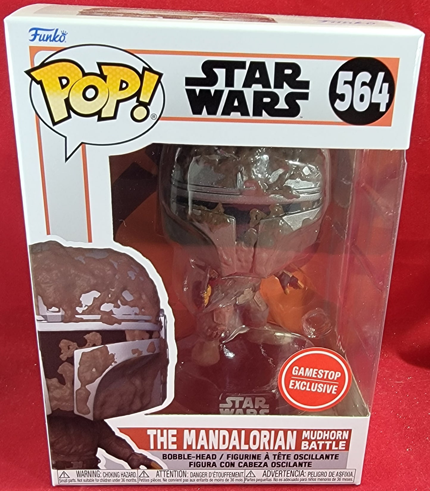 The Mandalorian mudhorn battle gamestop exclusive funko # 564 (nib)