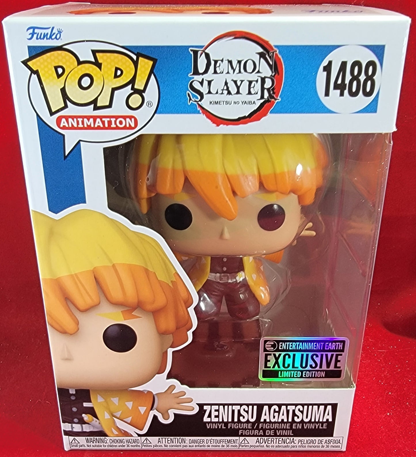 Zenitsu agatsuma entertainment earth exclusive funko # 1488