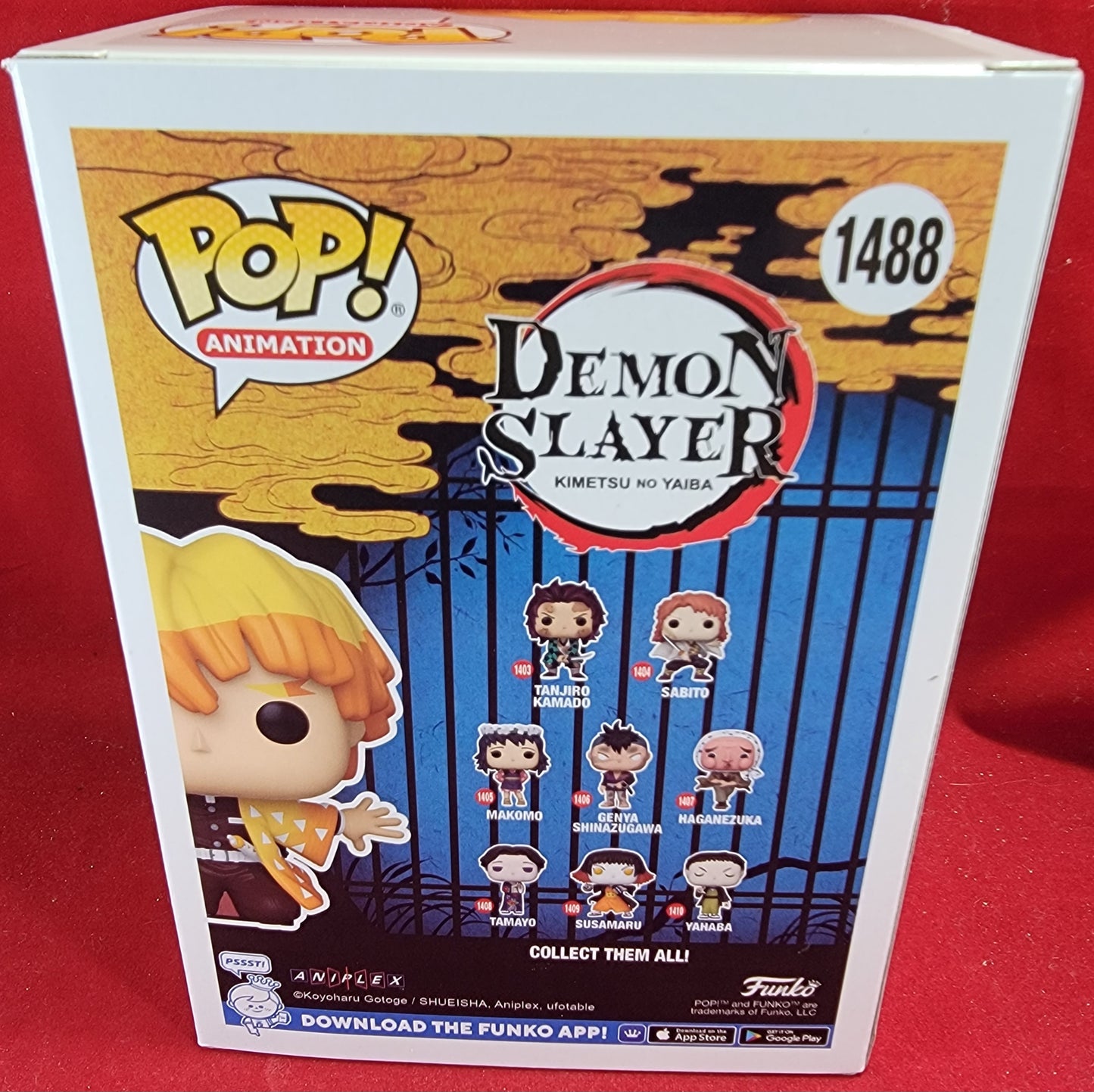 Zenitsu agatsuma entertainment earth exclusive funko # 1488