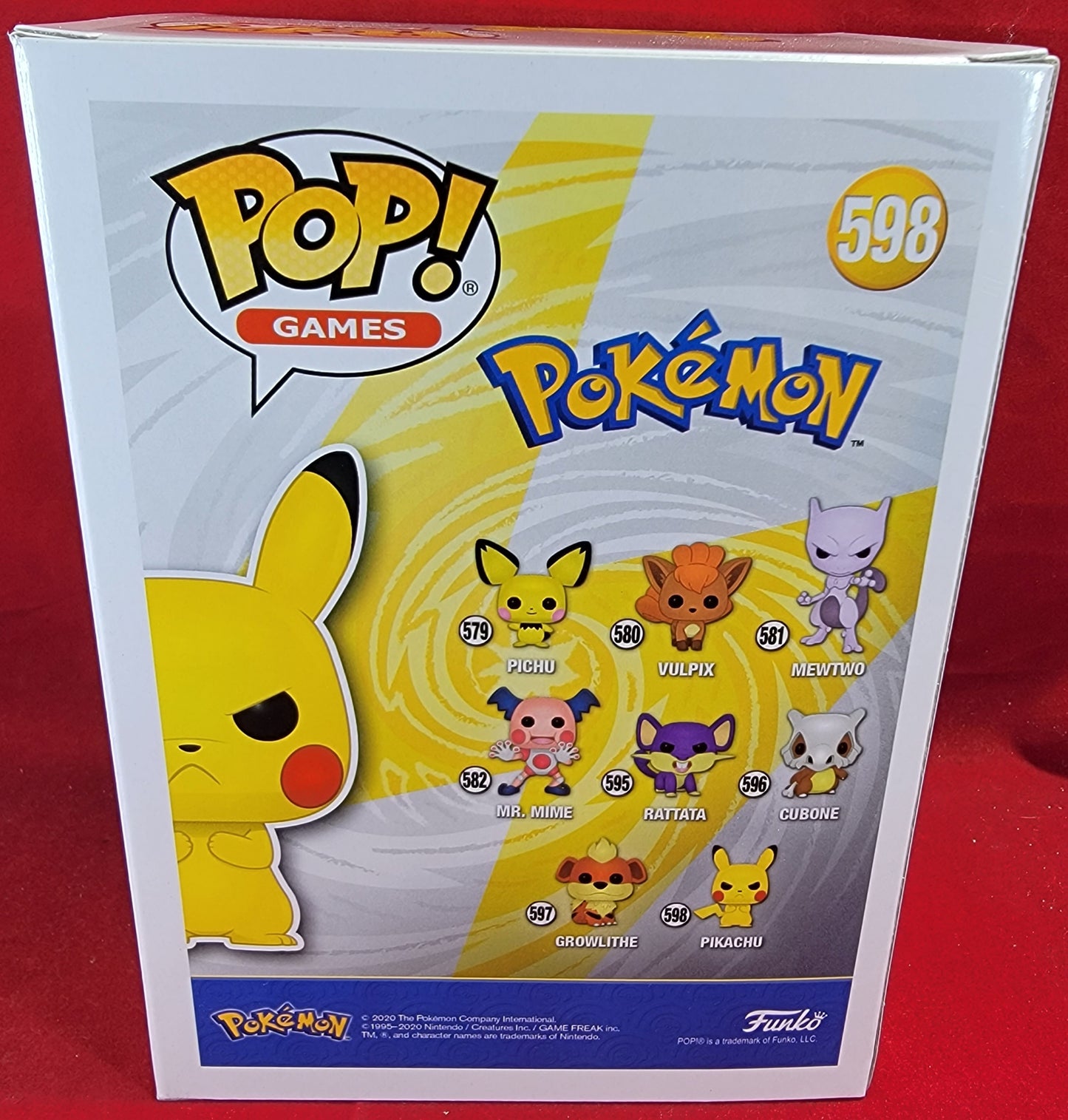 Pikachu funko # 598 (nib)