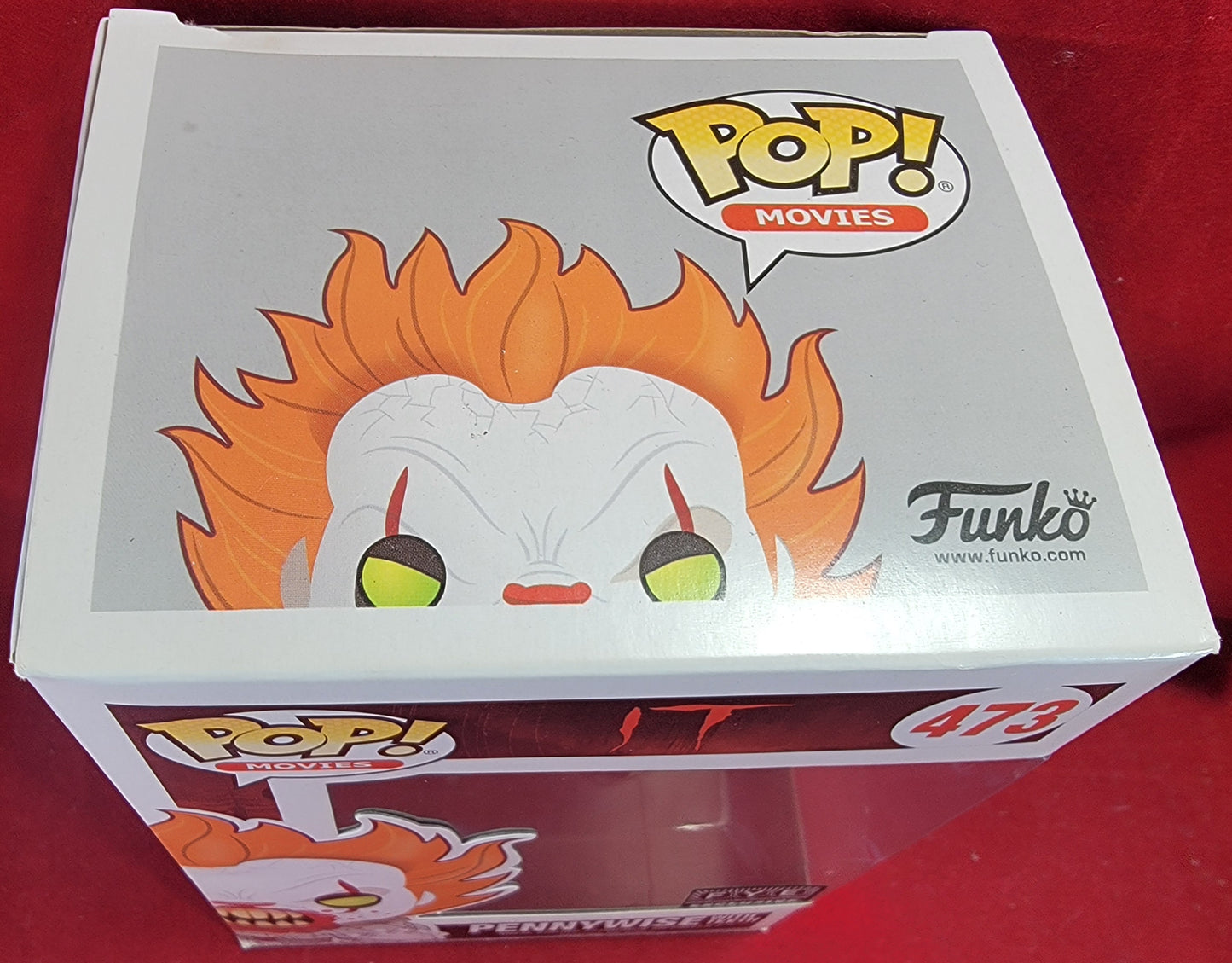 Pennywise with teeth fye exclusive funko # 473 (nib)