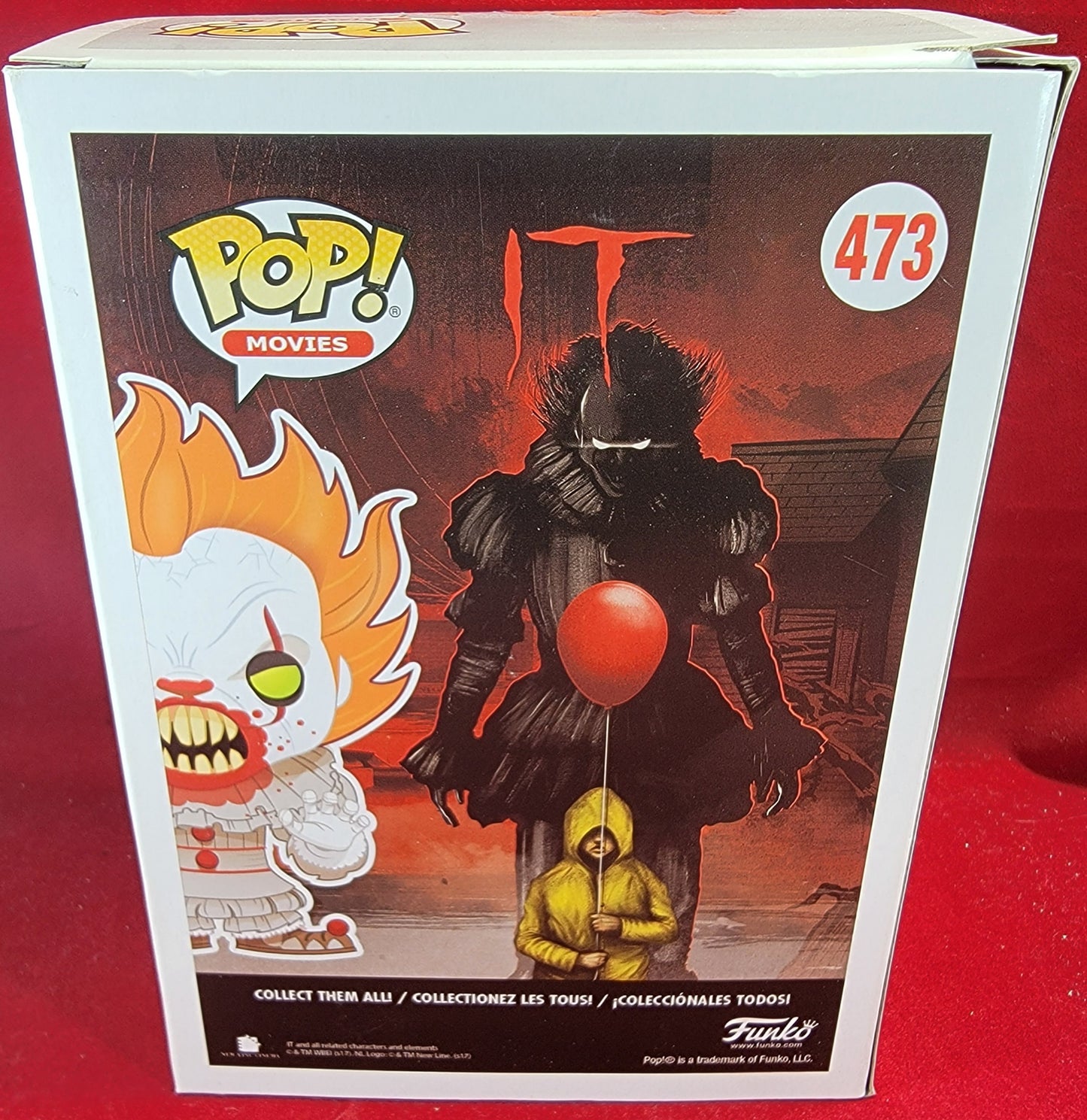 Pennywise with teeth fye exclusive funko # 473 (nib)